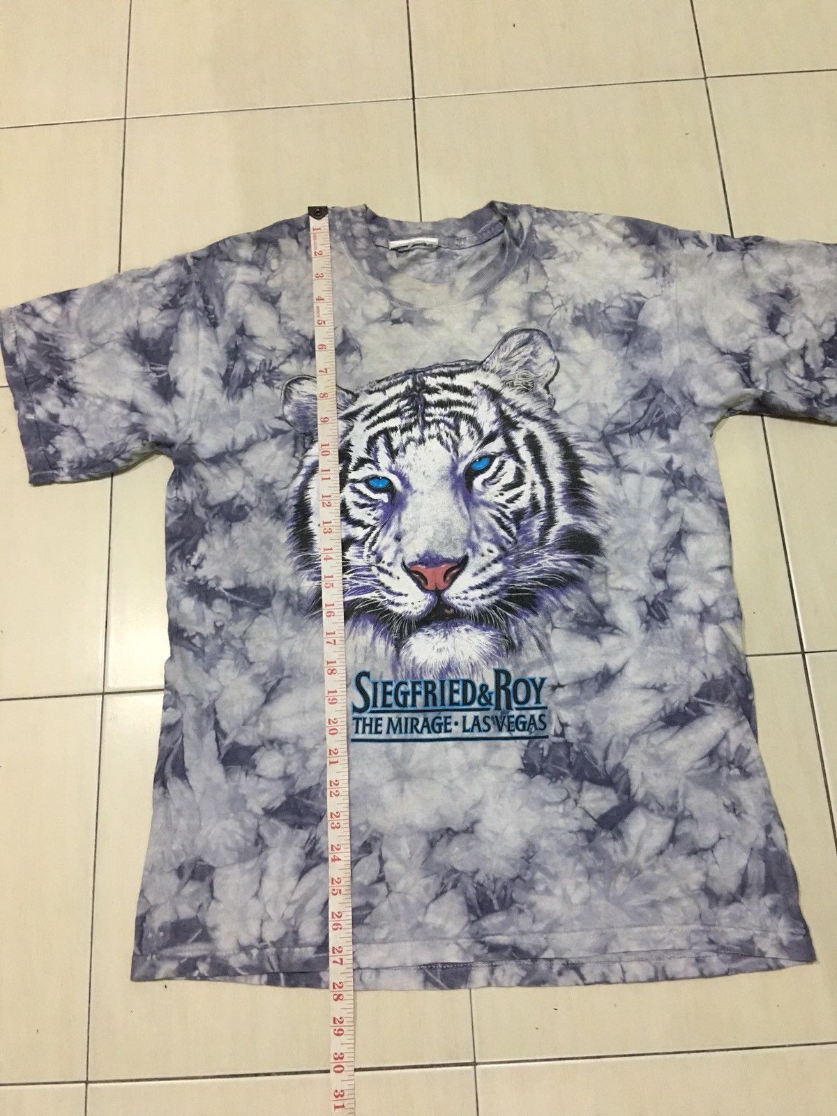 Vintage Vintage White Tiger animal prints illustration Shirt Size US L / EU 52-54 / 3 - 6 Thumbnail