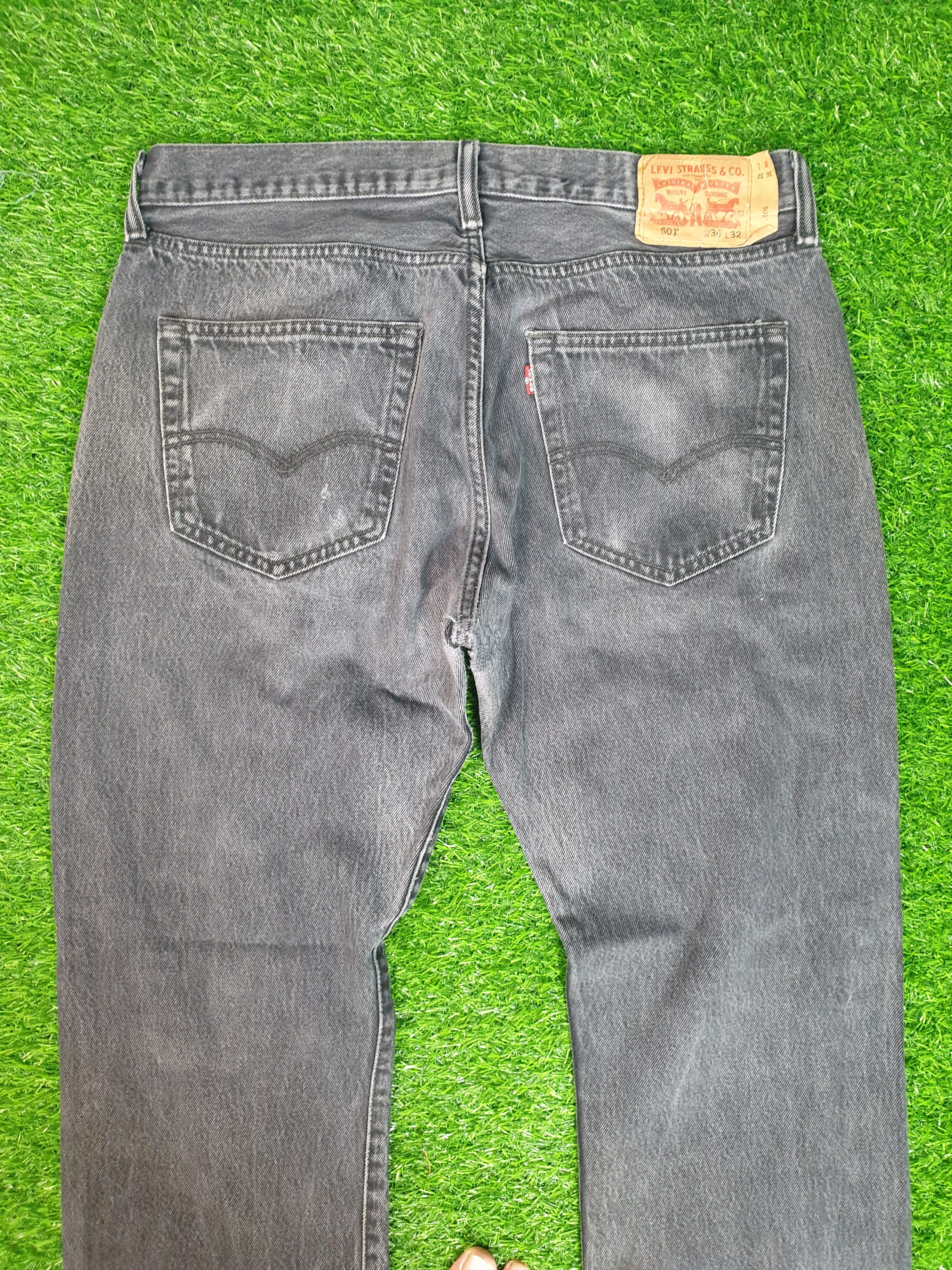 Levi's Vintage LEVIS 501 Faded Black 36X30.5 Jeans L0142 Size US 36 / EU 52 - 8 Thumbnail
