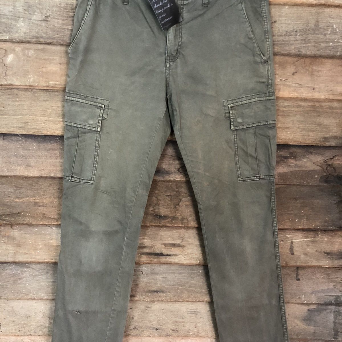 Faded Glory × Uniqlo Uniqlo Green Multipocket Tactical Cargo Pants #4880 Size US 32 / EU 48 - 4 Thumbnail
