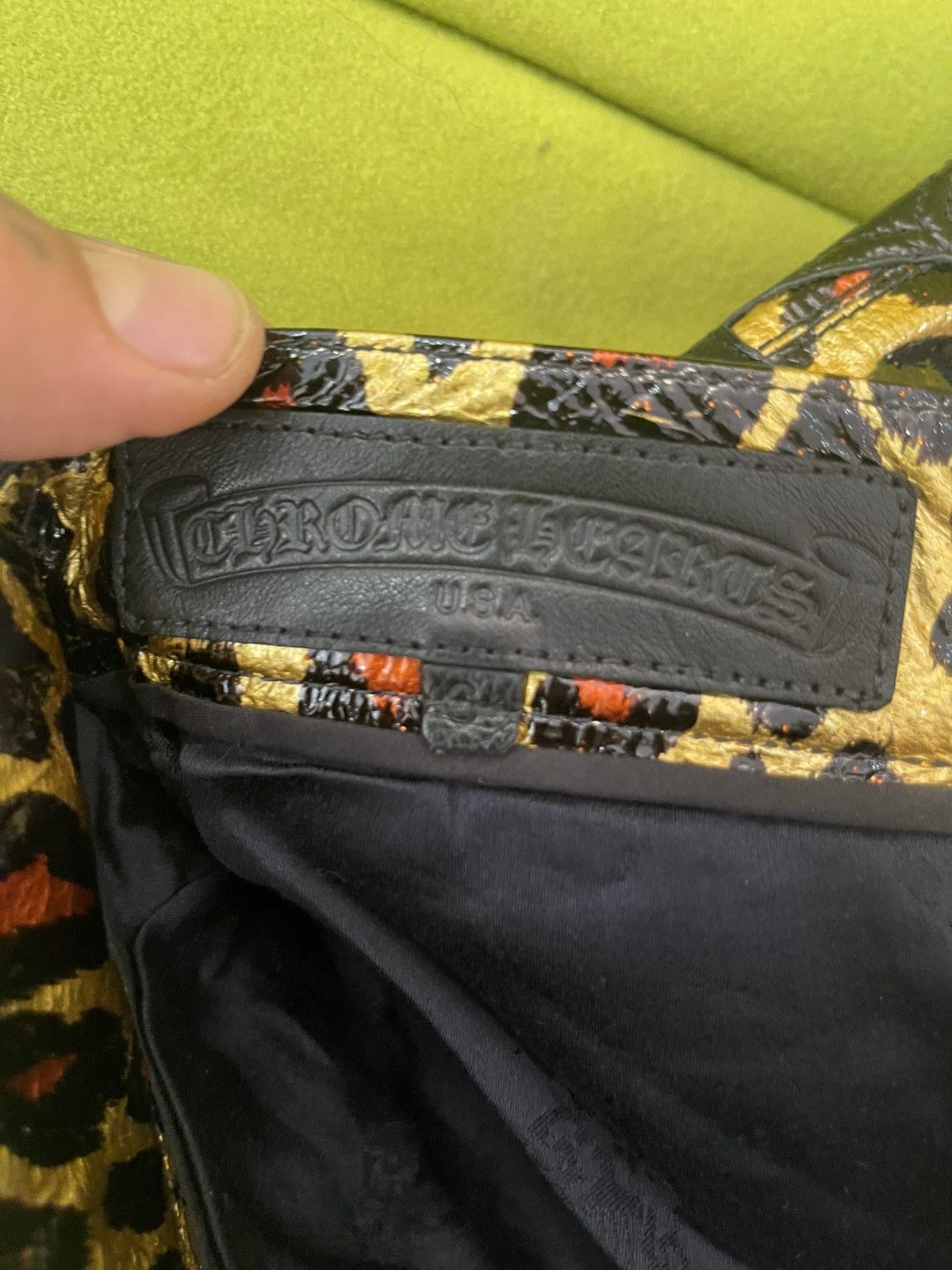 Chrome Hearts Chrome Hearts CRAZY Leopard Custom Mini Youth Cross Jeans Size US 26 / EU 42 - 21 Thumbnail