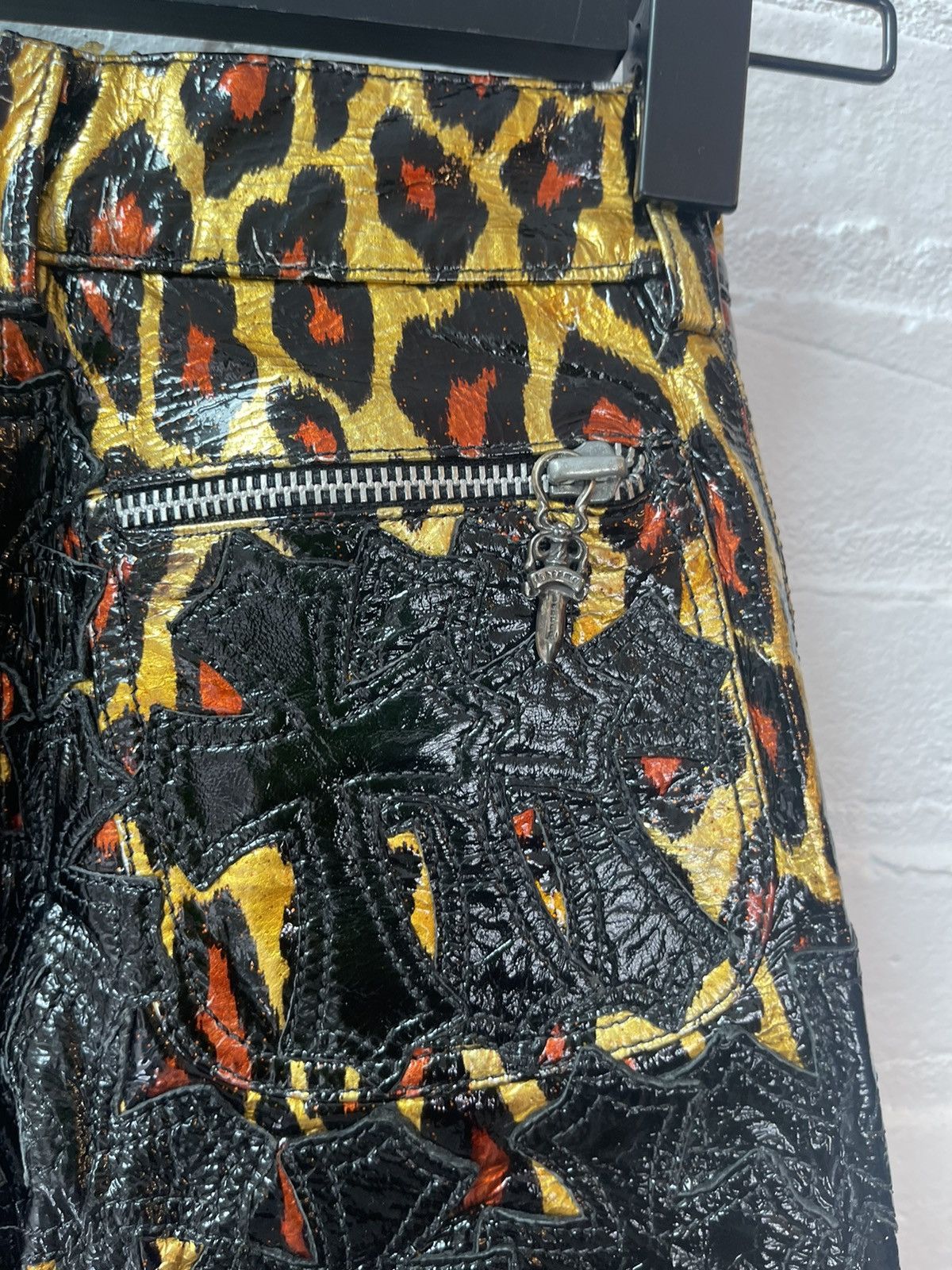 Chrome Hearts Chrome Hearts CRAZY Leopard Custom Mini Youth Cross Jeans Size US 26 / EU 42 - 23 Thumbnail