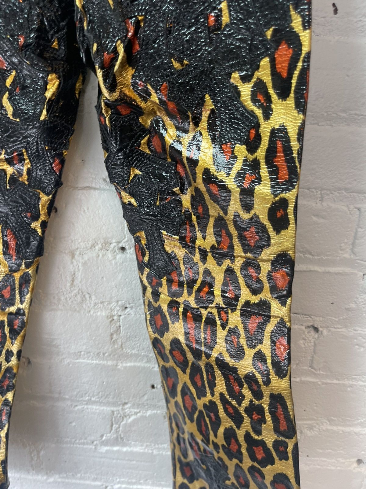 Chrome Hearts Chrome Hearts CRAZY Leopard Custom Mini Youth Cross Jeans Size US 26 / EU 42 - 14 Thumbnail
