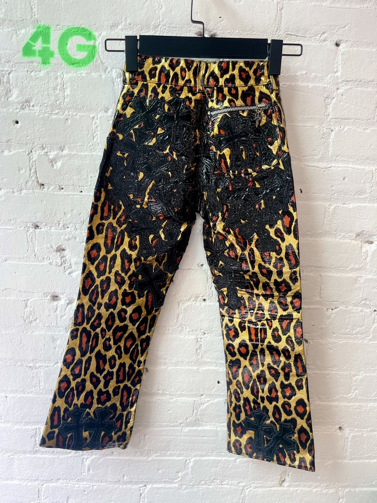 Chrome Hearts Chrome Hearts CRAZY Leopard Custom Mini Youth Cross Jeans Size US 26 / EU 42 - 10 Thumbnail