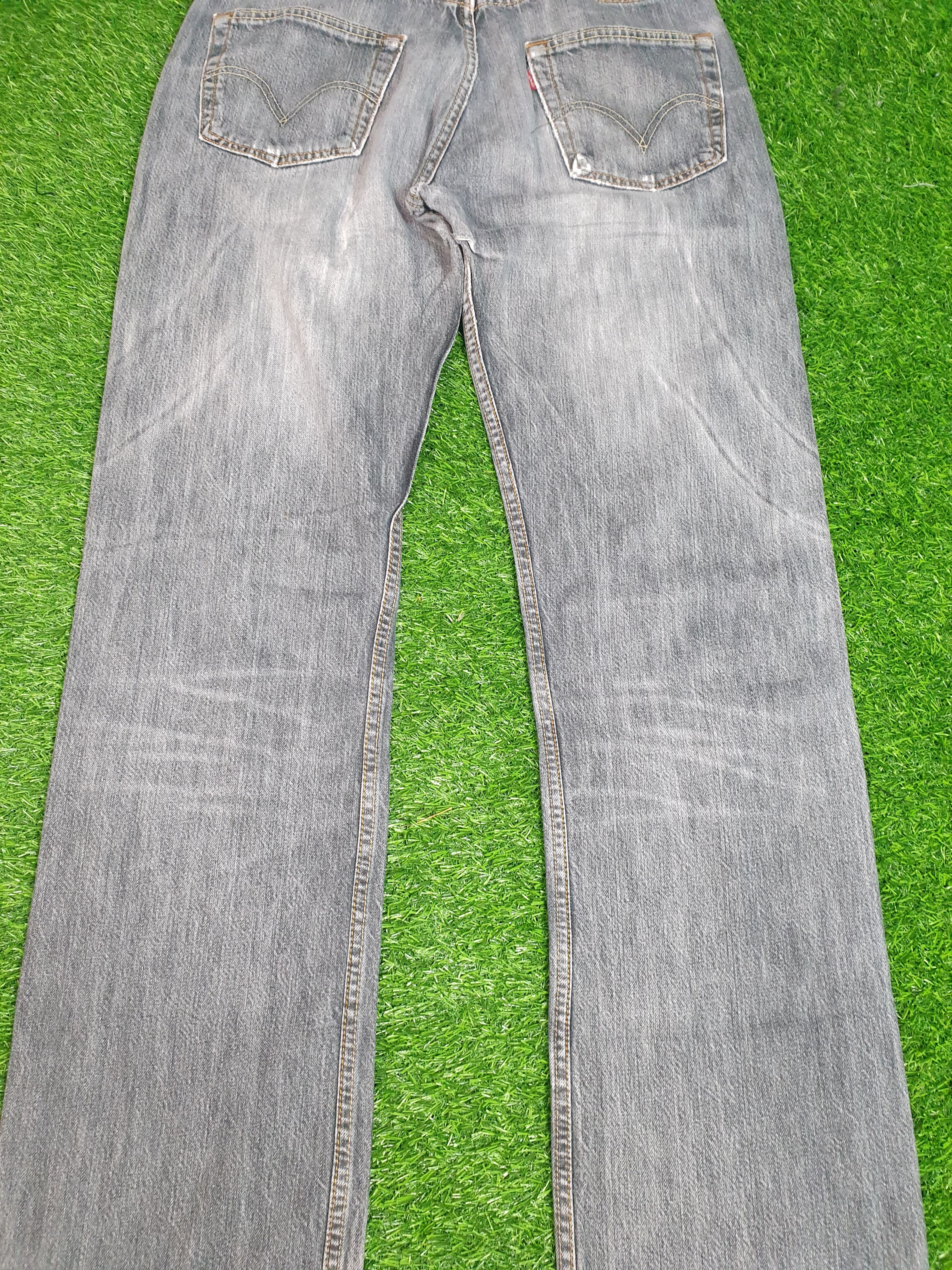 Levi's Vintage Clothing Vintage LEVIS 501 Grey Faded Distressed 33X31 Jeans L0061 Size US 33 - 9 Thumbnail