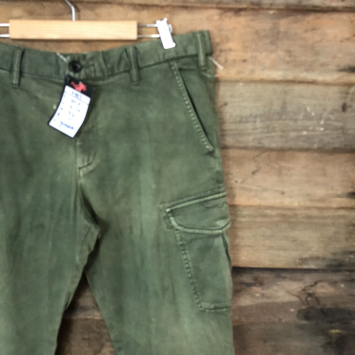 Japanese Brand Uniqlo Green Multipocket Tactical Cargo Pants #4883 Size US 33 - 5 Thumbnail