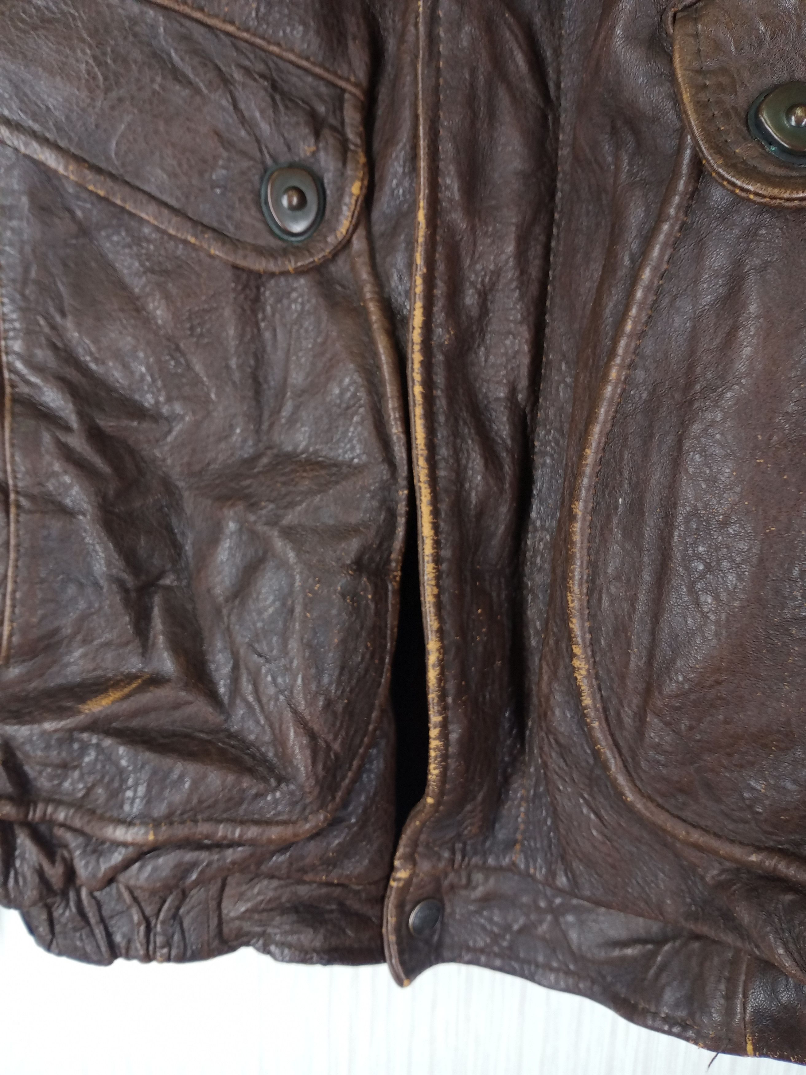 Harley Davidson Rare Vintage 80s Harley Davidson Leather Jacket Size US L / EU 52-54 / 3 - 9 Thumbnail