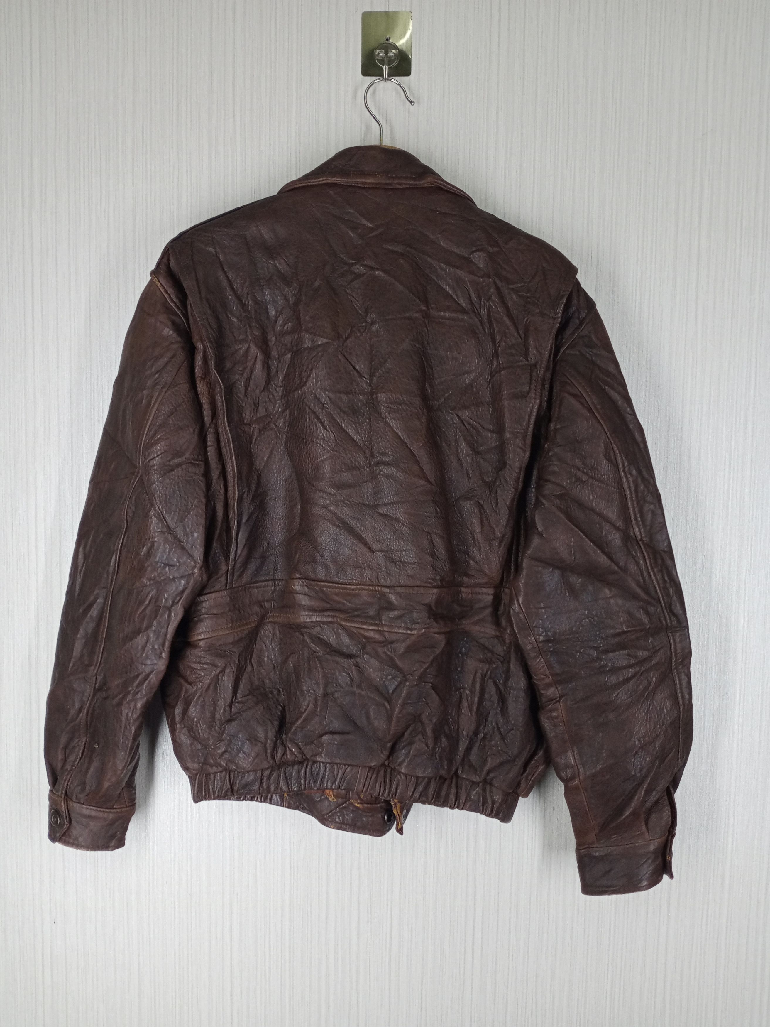 Harley Davidson Rare Vintage 80s Harley Davidson Leather Jacket Size US L / EU 52-54 / 3 - 11 Thumbnail