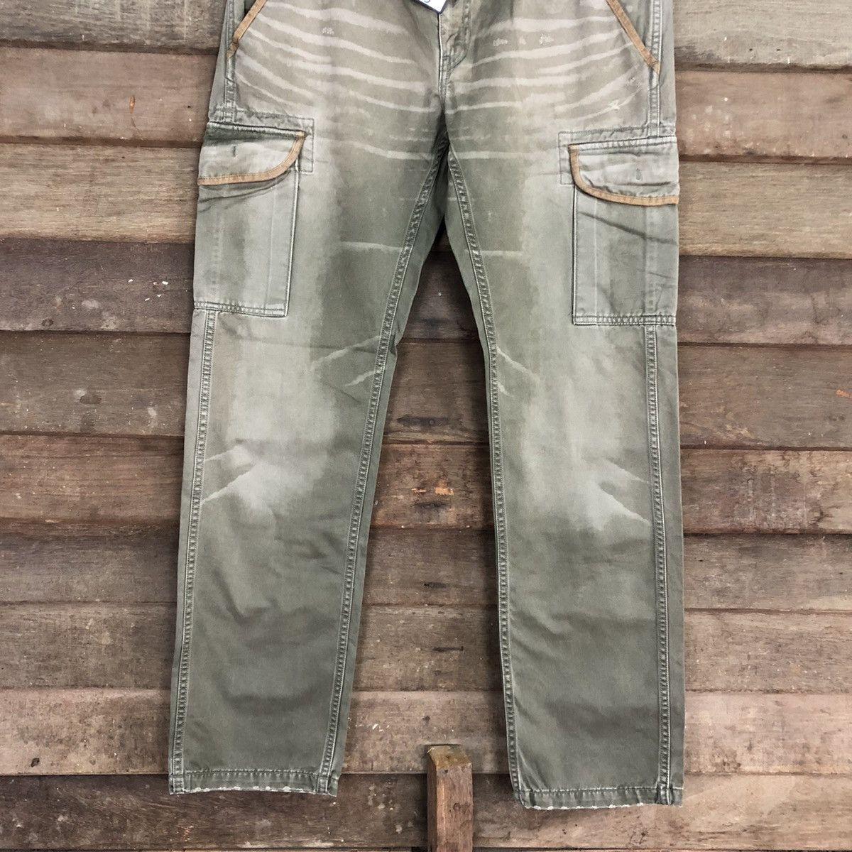Levi's Levis Strauss Grey Faded Multipocket Cargo Pants #4878 Size US 34 / EU 50 - 3 Thumbnail