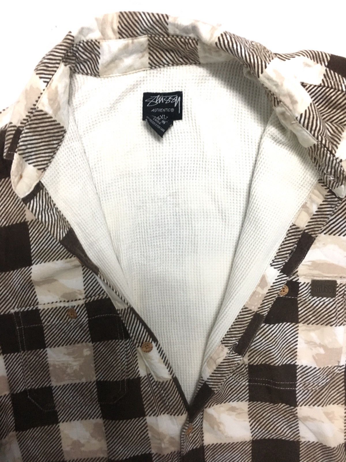 Stussy STUSSY STRIPED LONG SLEEVE SHIRT Size US XL / EU 56 / 4 - 5 Thumbnail