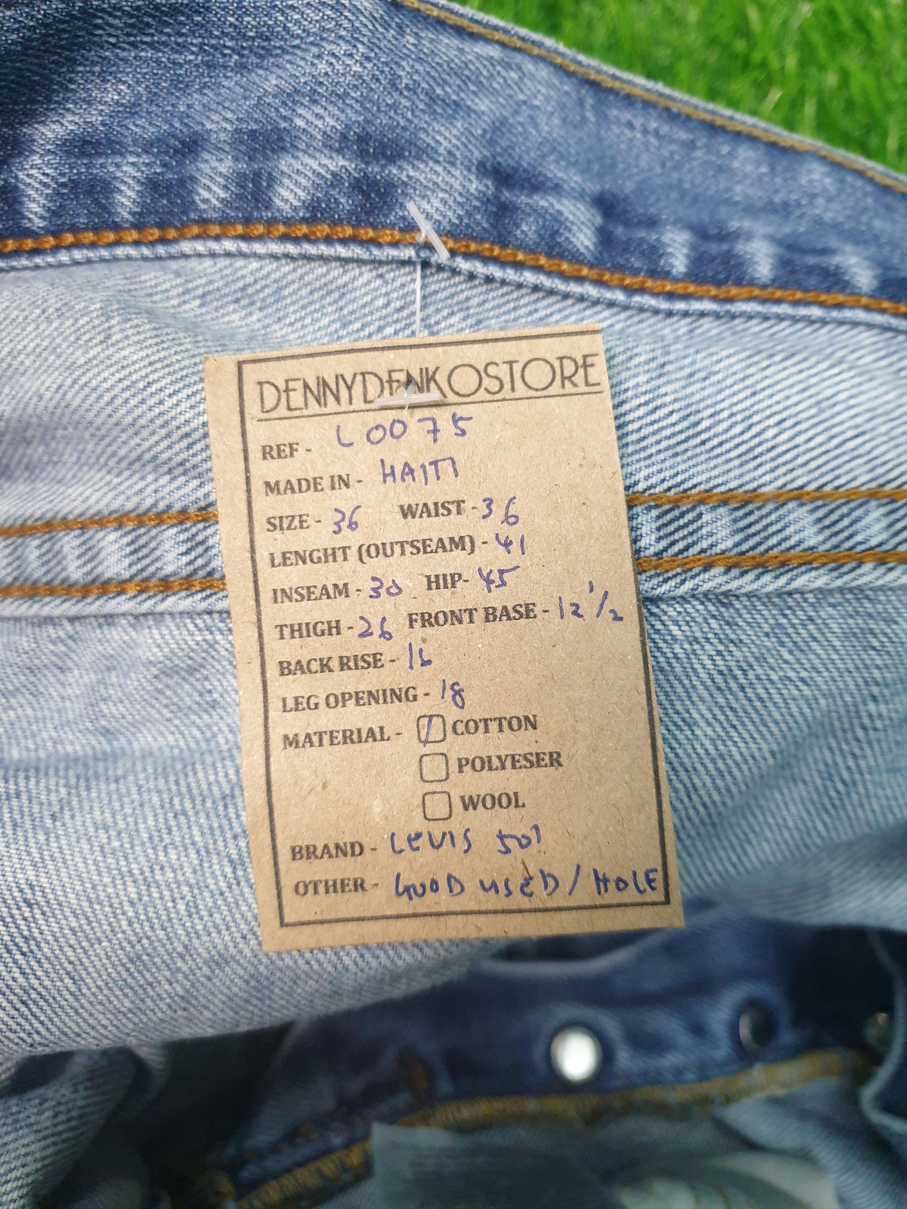 Levi's Vintage LEVIS 501 Sun Faded Distressed 36X30 Jeans L0075 Size US 36 / EU 52 - 12 Thumbnail