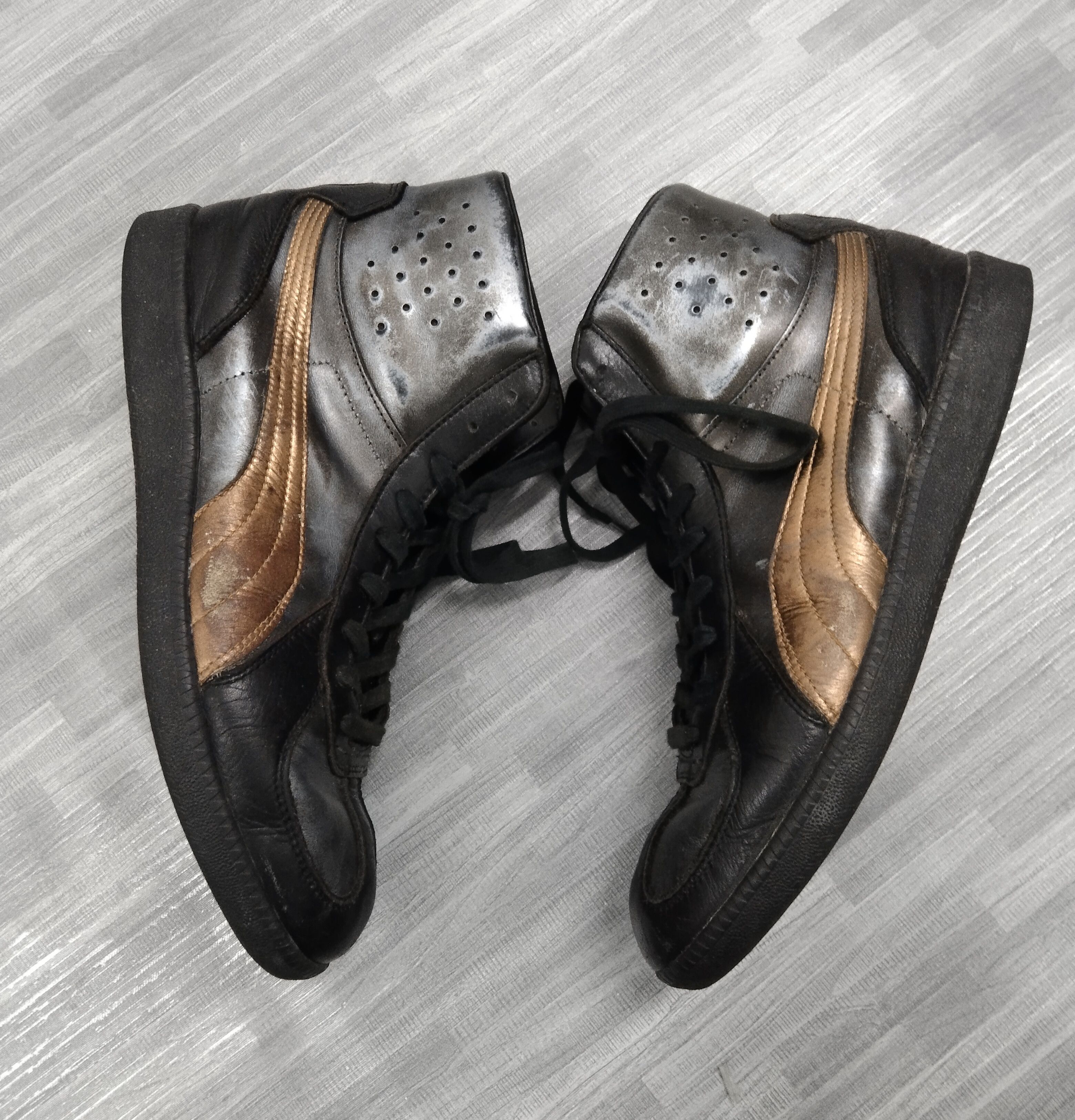 image of Avant Garde x Puma Japan Exclusive Puma Diamond Dog Metal Gear Solid Collab Shoes in Black Grey (Si