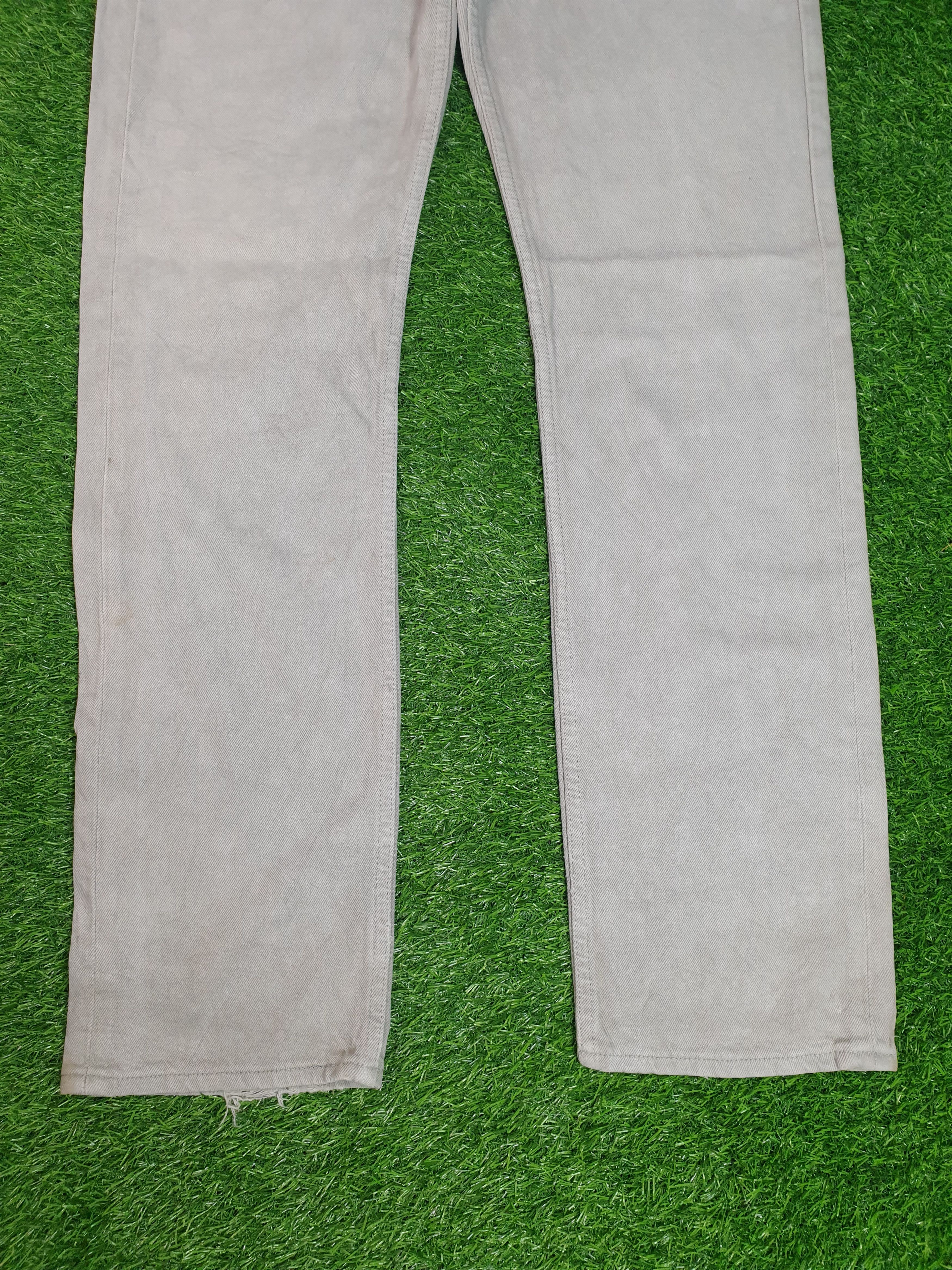 Levi's Vintage LEVIS 501 Light Faded Cream 31X33.5 Jeans L0097 Size US 31 - 3 Thumbnail