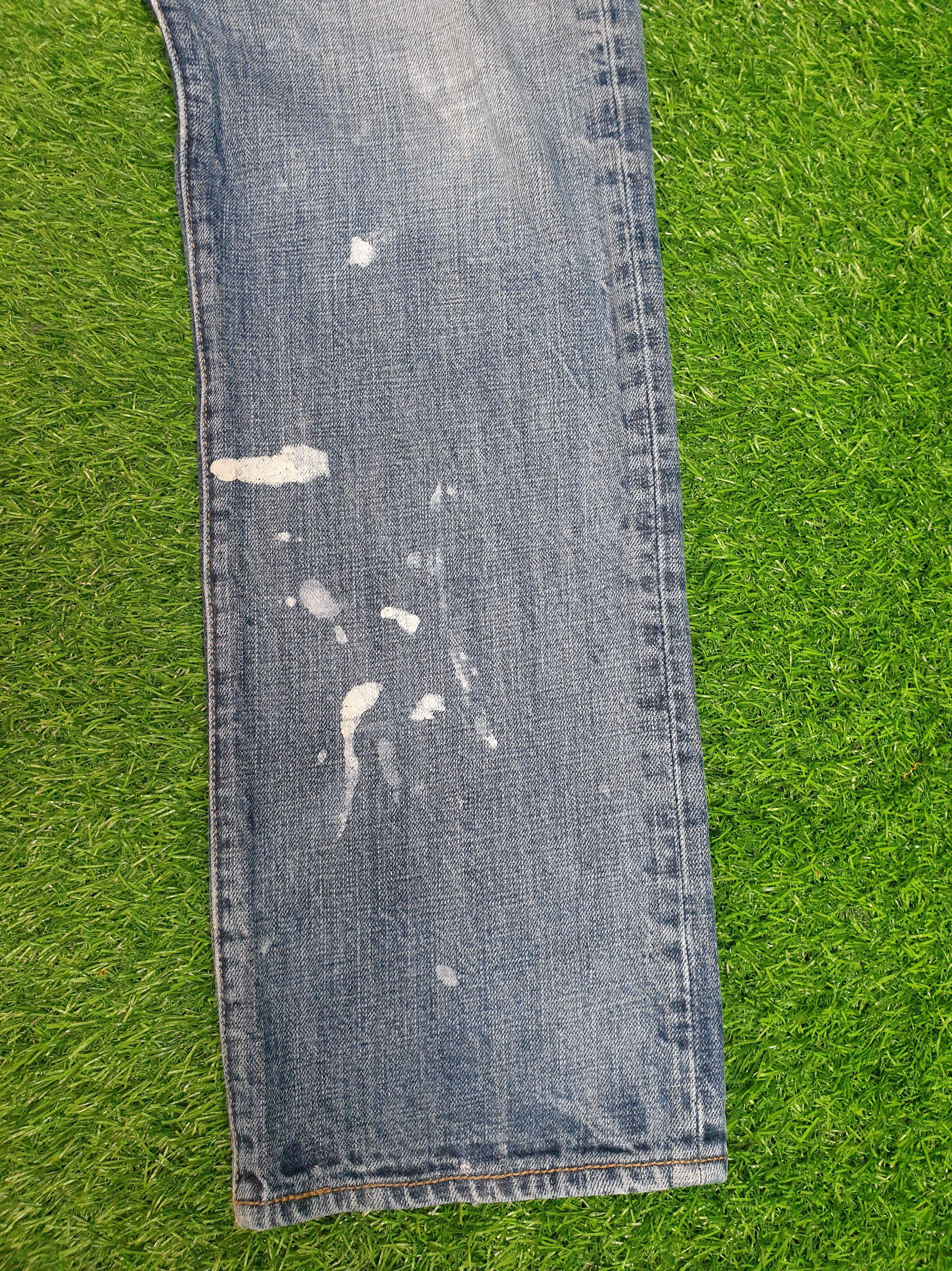 Levi's Vintage LEVIS 501 Sun Faded Paint Size 38X32 Jeans L0067 Size US 38 / EU 54 - 5 Thumbnail