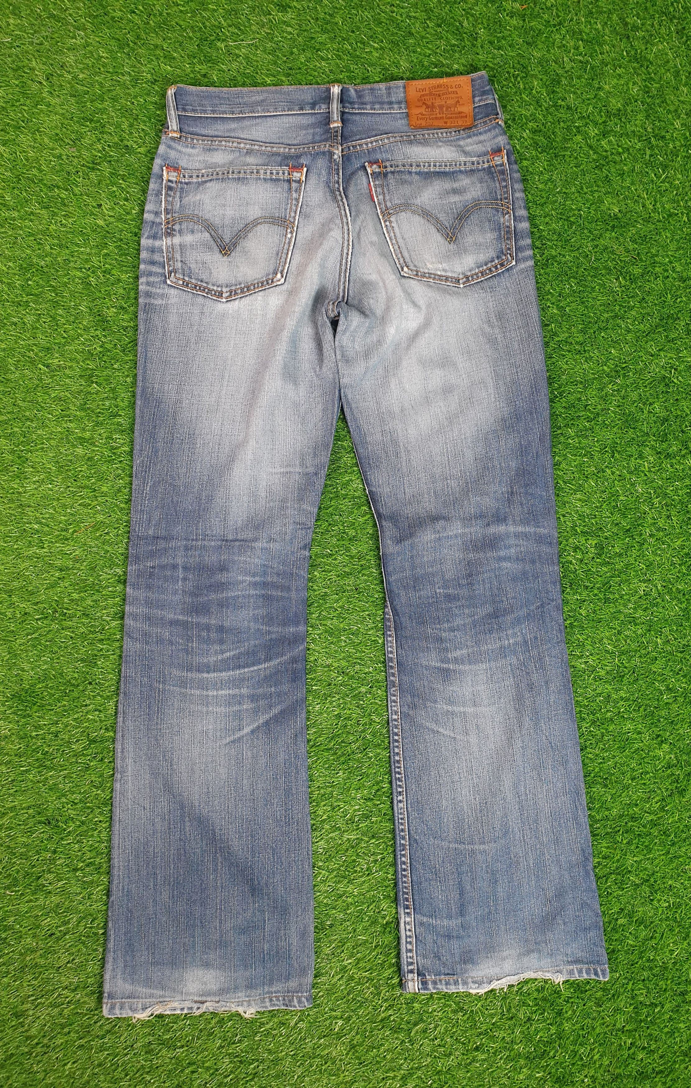 Levi's Vintage Clothing Vintage LEVIS 707 Flare Faded Distressed 32X29 Jeans L0116 Size US 32 / EU 48 - 2 Thumbnail