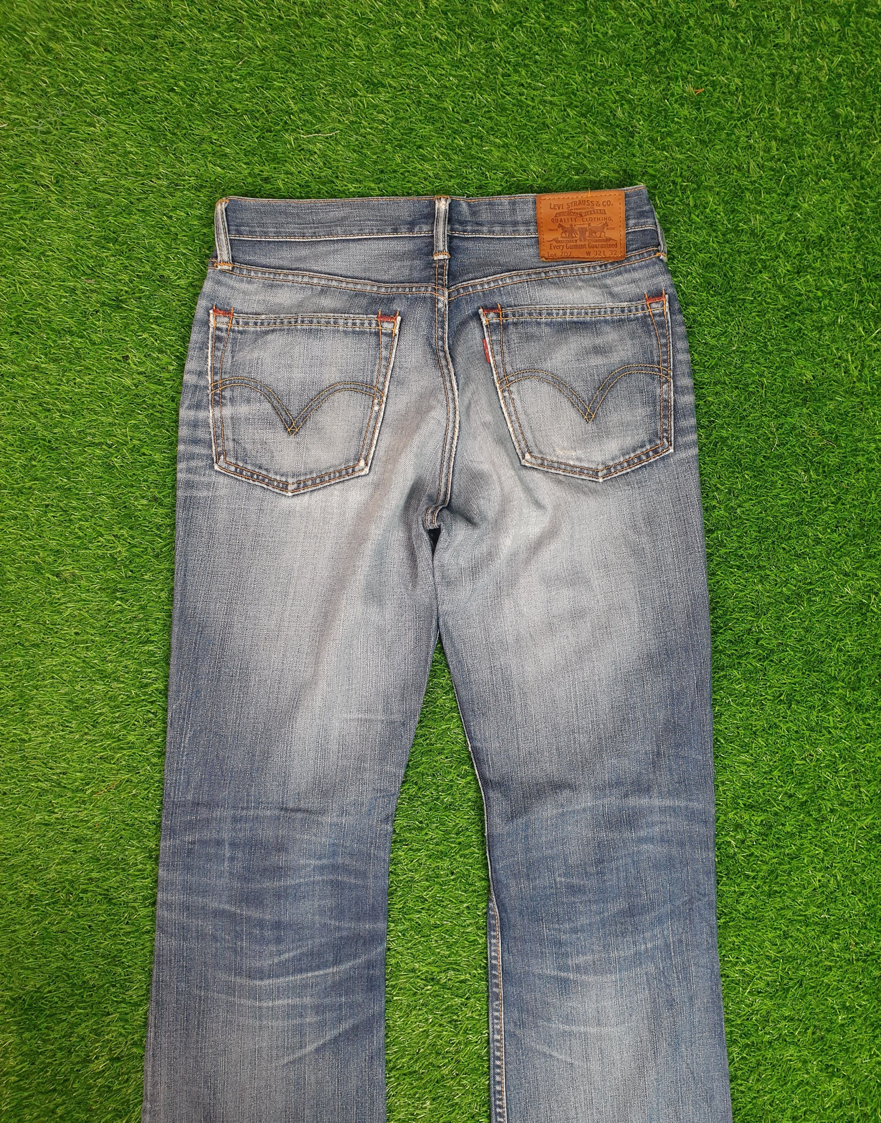 Levi's Vintage Clothing Vintage LEVIS 707 Flare Faded Distressed 32X29 Jeans L0116 Size US 32 / EU 48 - 5 Thumbnail