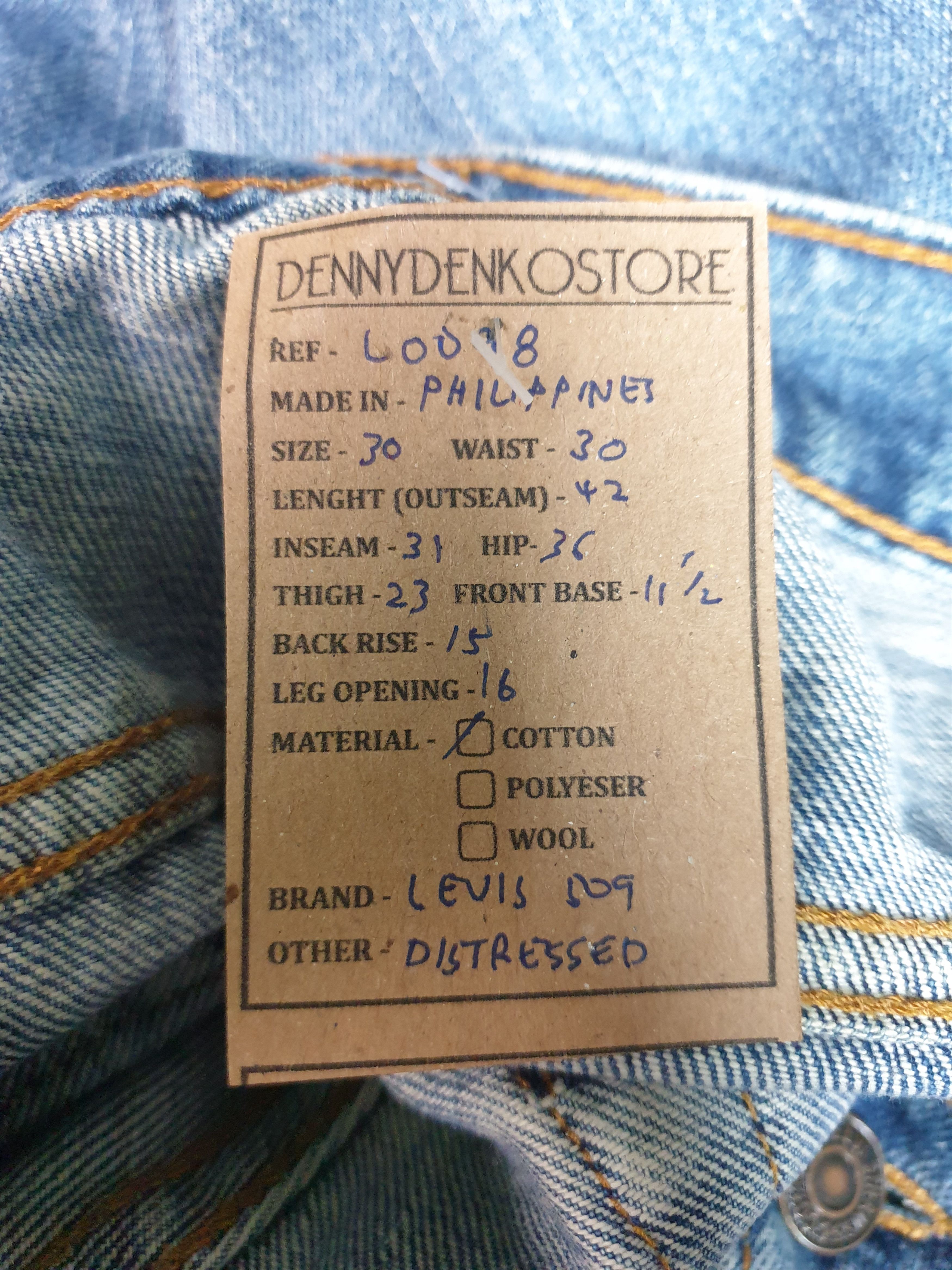 Levi's Vintage LEVIS 509 Faded Distressed Size 30X31 Jeans L0098 Size US 30 / EU 46 - 13 Thumbnail