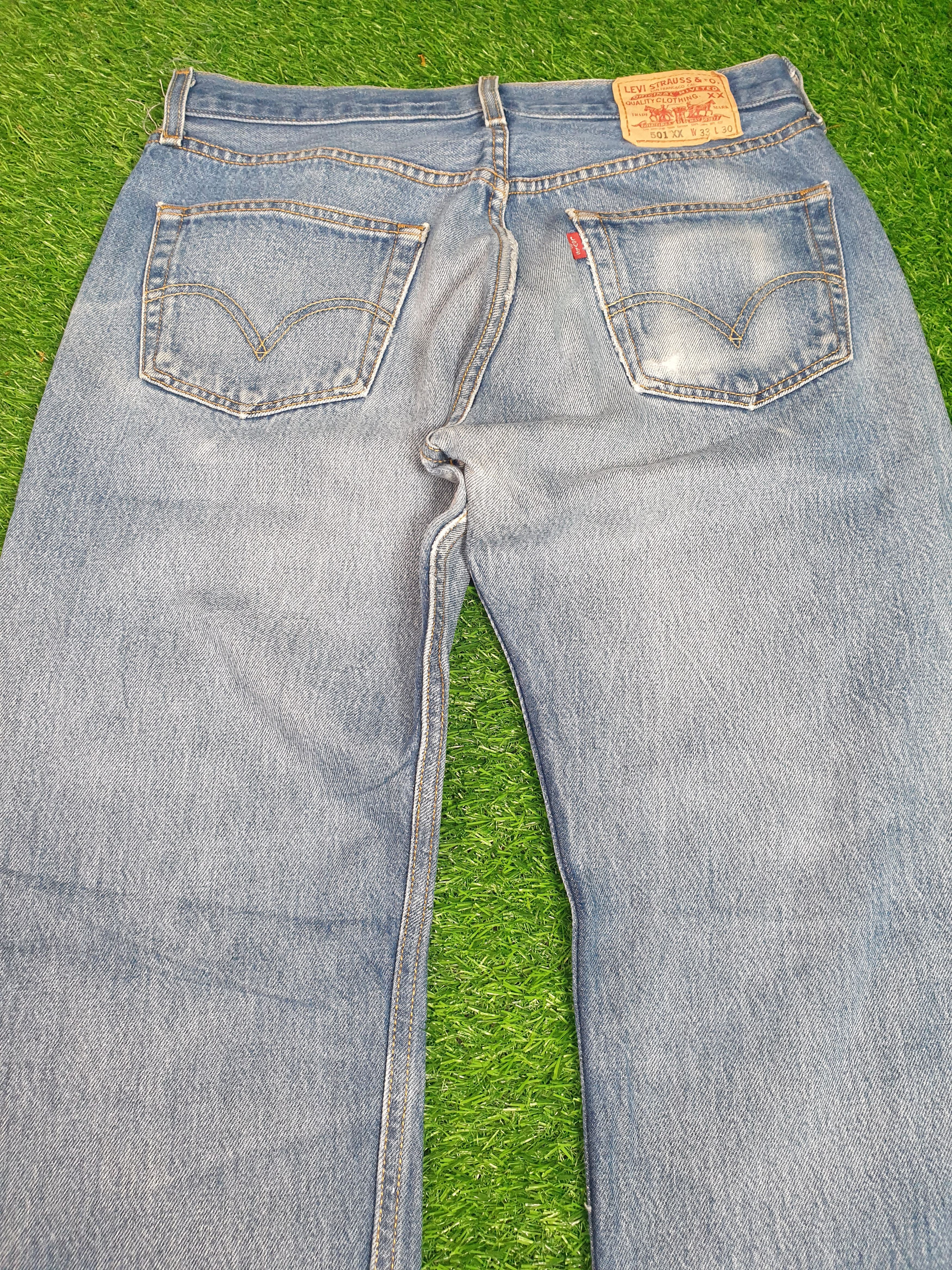 Levi's Vintage Clothing Vintage LEVIS 501 XX Sun Faded Distressed 32X28.5 L0052 Size US 32 / EU 48 - 8 Thumbnail