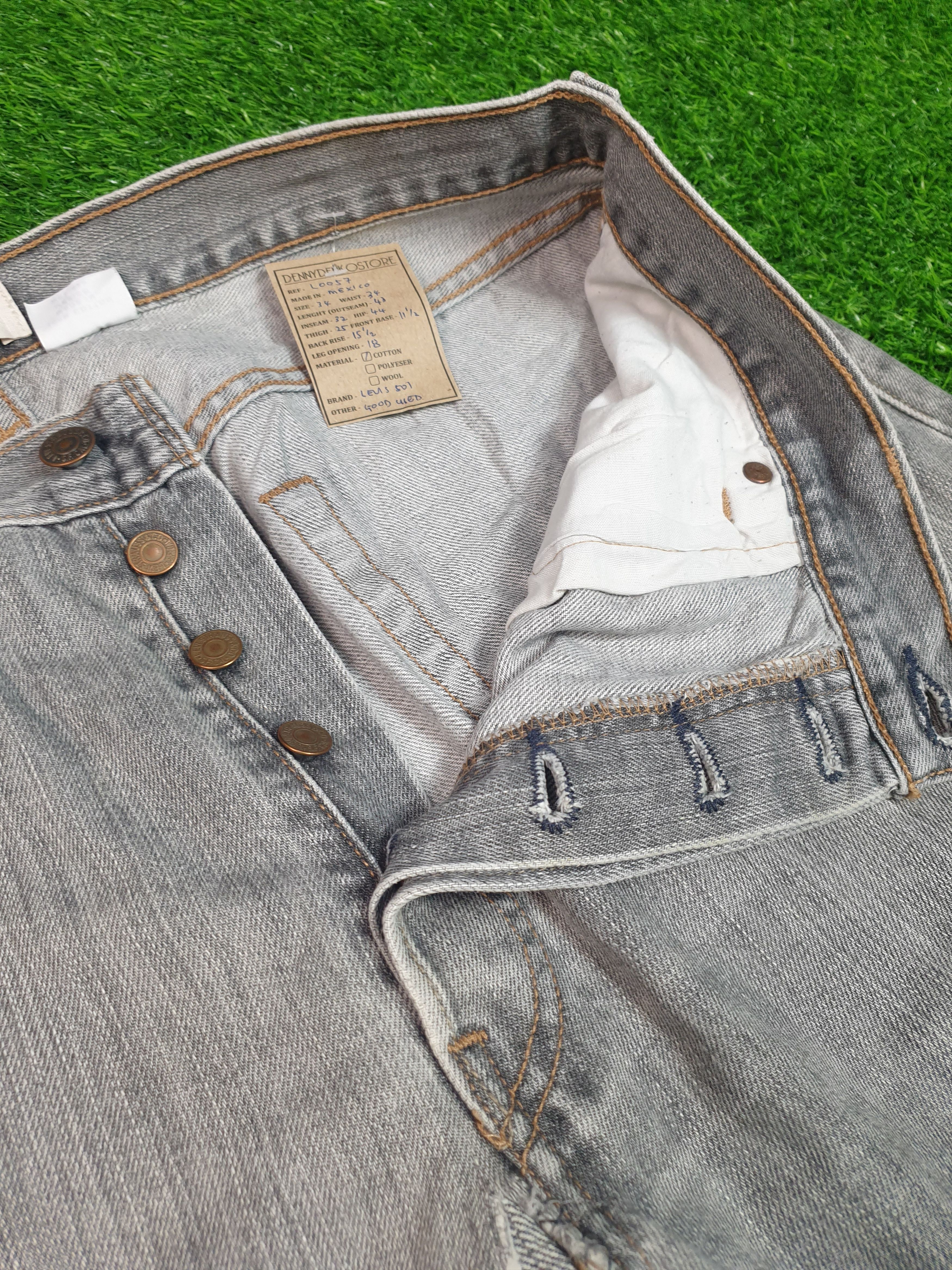Levi's Vintage Clothing Vintage LEVIS 501 Sun Faded Distressed 36X32 Jeans L0057 Size US 36 / EU 52 - 7 Thumbnail