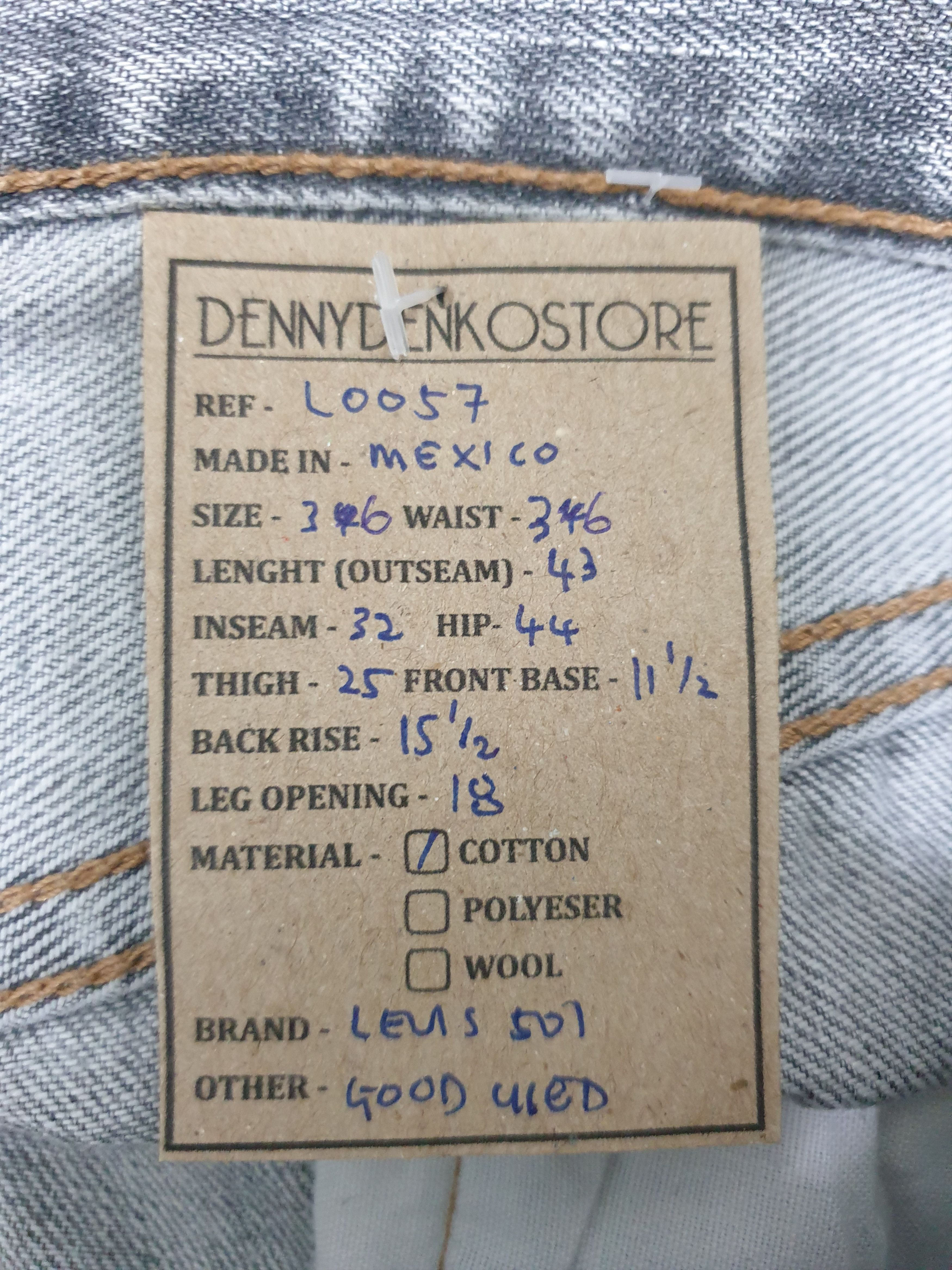 Levi's Vintage Clothing Vintage LEVIS 501 Sun Faded Distressed 36X32 Jeans L0057 Size US 36 / EU 52 - 14 Thumbnail