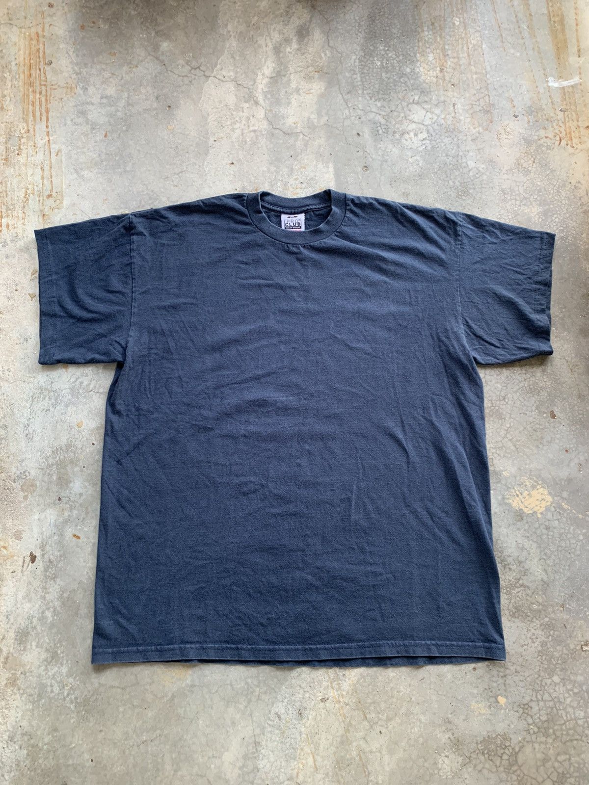Vintage Heavy cotton Vintage Plain Tshirt 90s Size US XXL / EU 58 / 5 - 1 Thumbnail