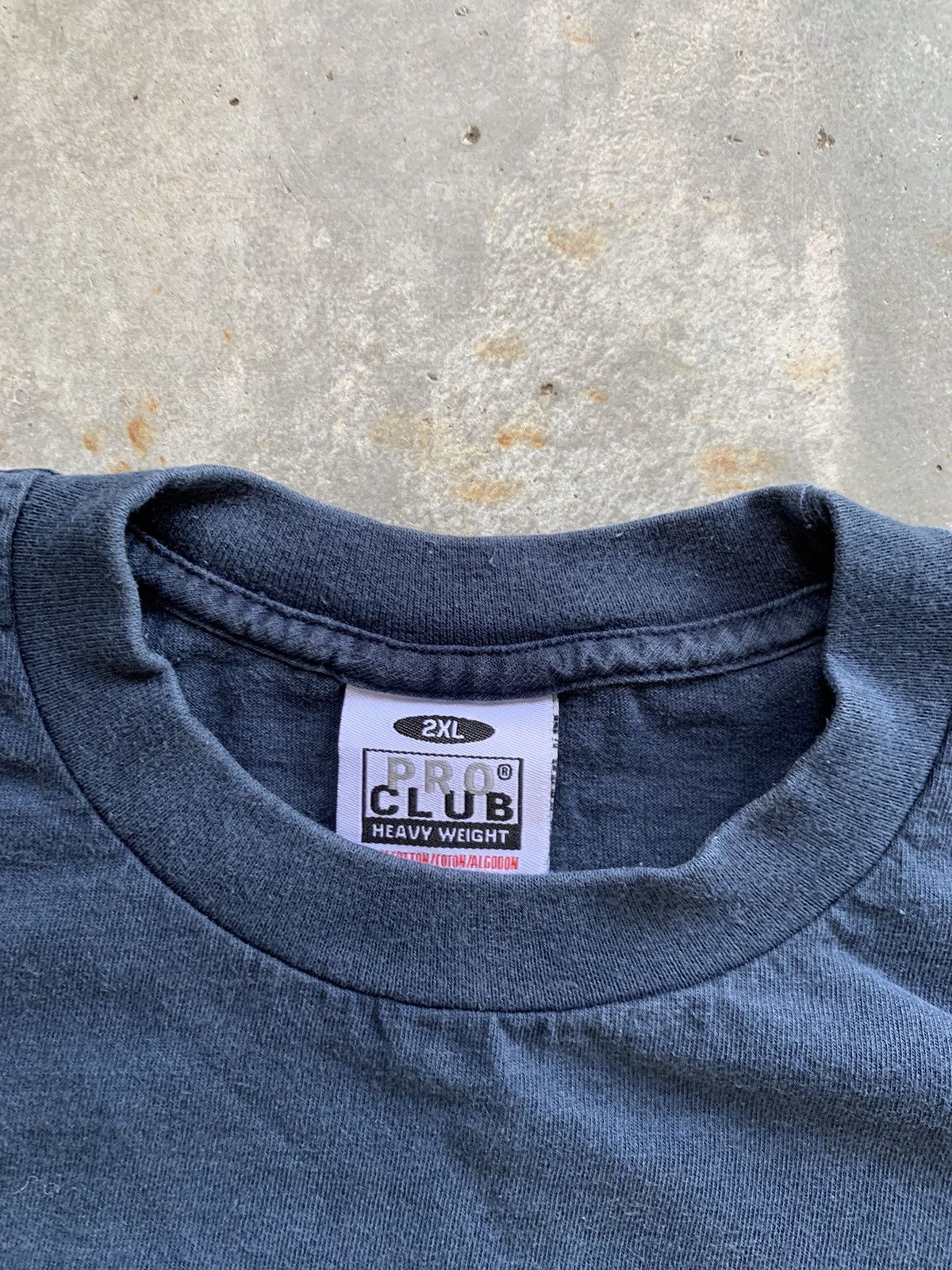 Vintage Heavy cotton Vintage Plain Tshirt 90s Size US XXL / EU 58 / 5 - 3 Thumbnail