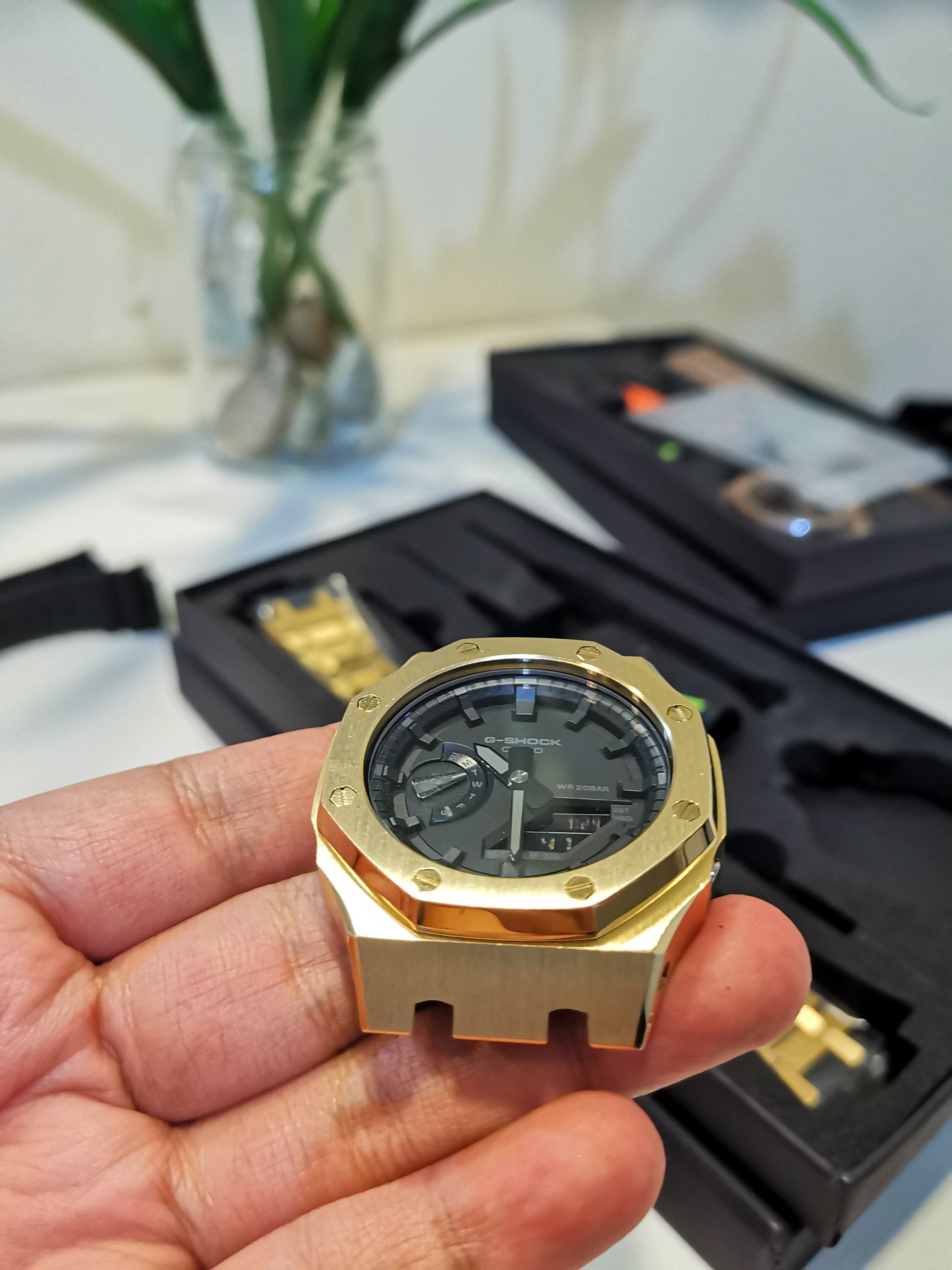 G Shock 💥QUICK SALES💥G-Shock Casioak GA-2100 Gold (44mm) Size 44 - 10 Thumbnail