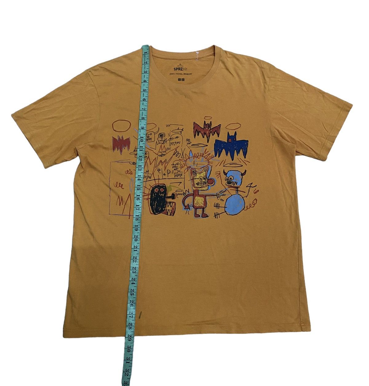 Jean-Michel Basquiat × Uniqlo SPRZ Ny Jean-Michel Basquiat Uniqlo Japanese Tee Size US XL / EU 56 / 4 - 9 Thumbnail