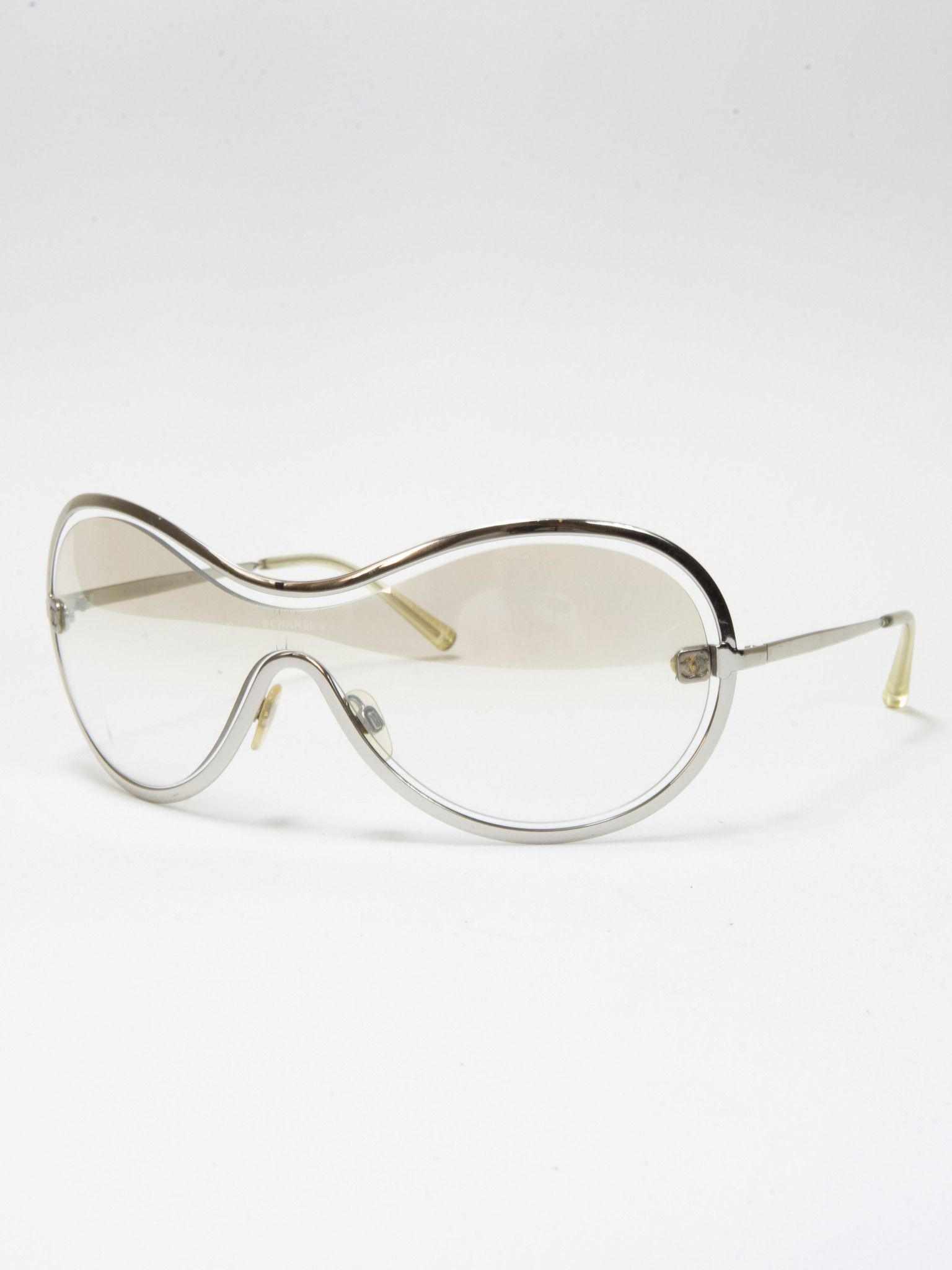 image of Futuristic Chanel Clear Glasses, Women's