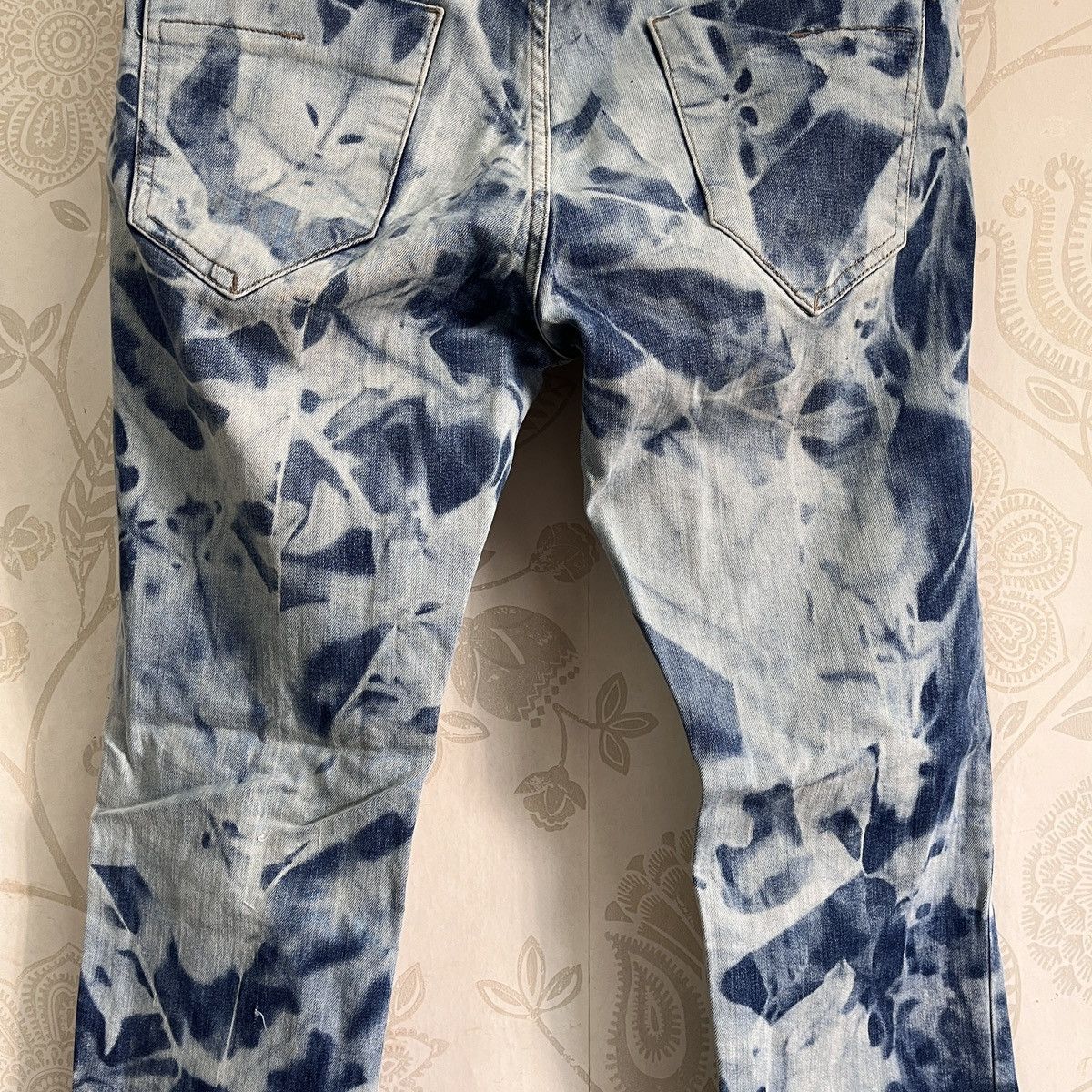 Matsuda Acid Wash LCW Jeans Street Fashion Slim Cut Distressed Size US 34 / EU 50 - 12 Thumbnail