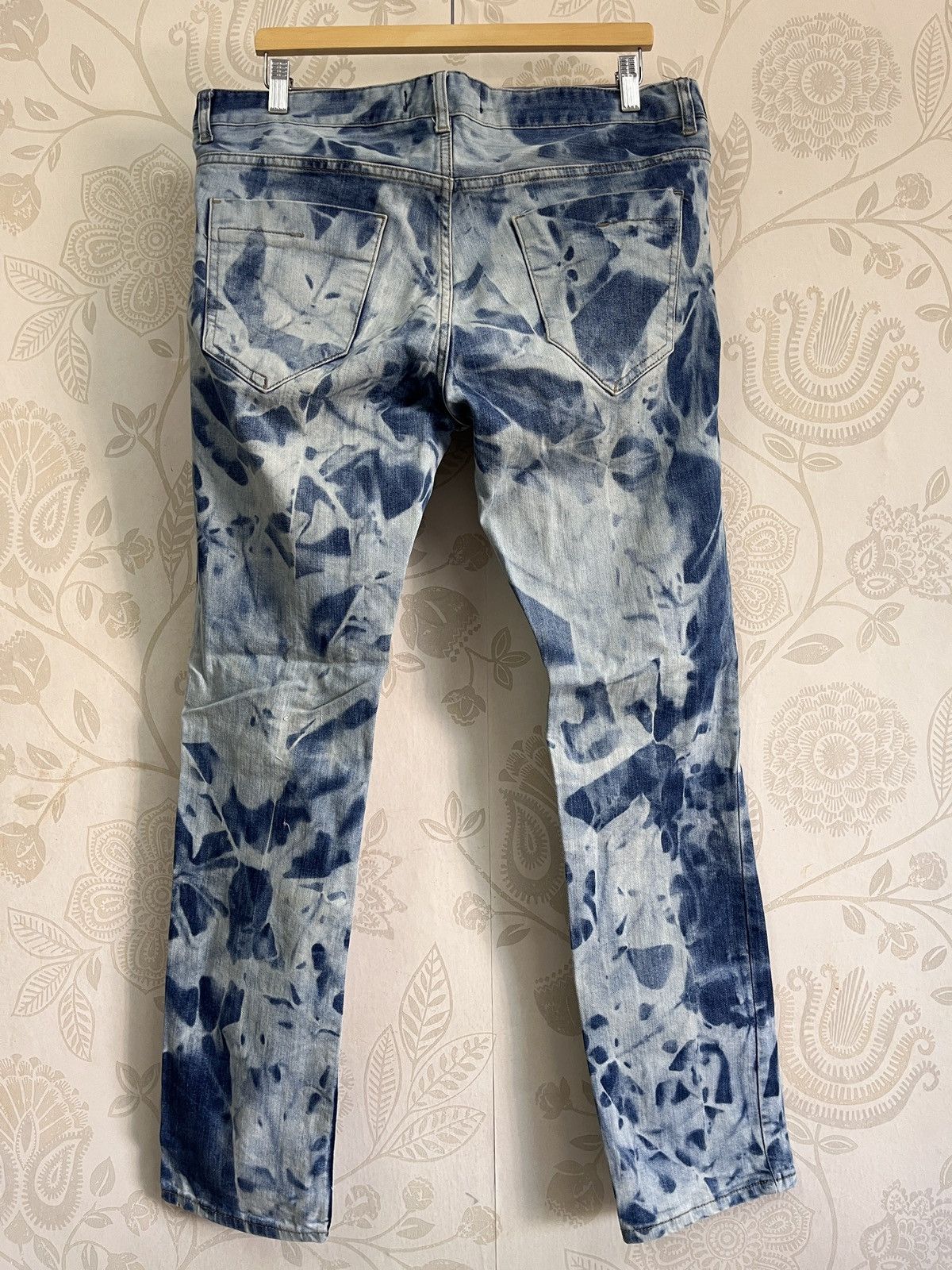 Matsuda Acid Wash LCW Jeans Street Fashion Slim Cut Distressed Size US 34 / EU 50 - 22 Thumbnail