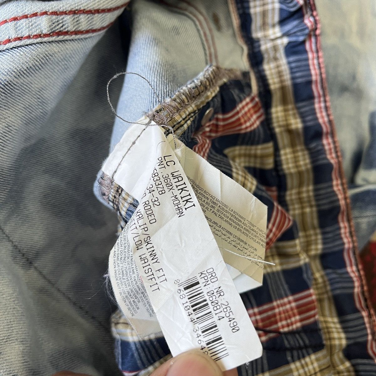 Matsuda Acid Wash LCW Jeans Street Fashion Slim Cut Distressed Size US 34 / EU 50 - 18 Thumbnail