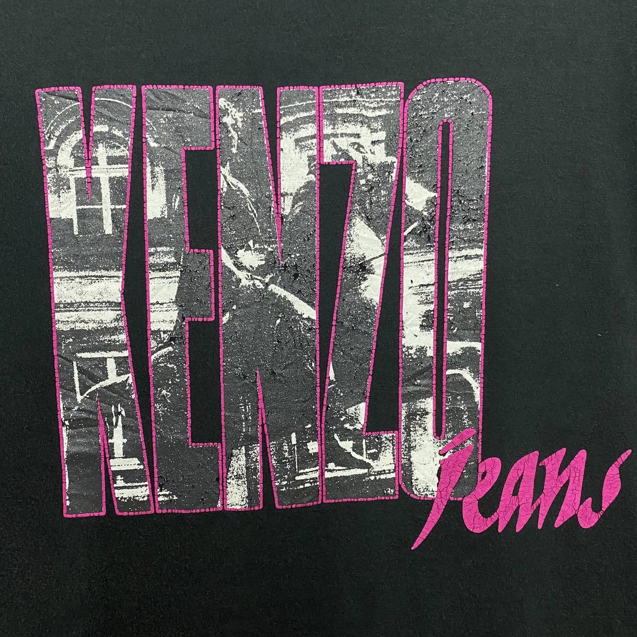 Designer Vintage kenzo jeans tee Size US L / EU 52-54 / 3 - 2 Thumbnail