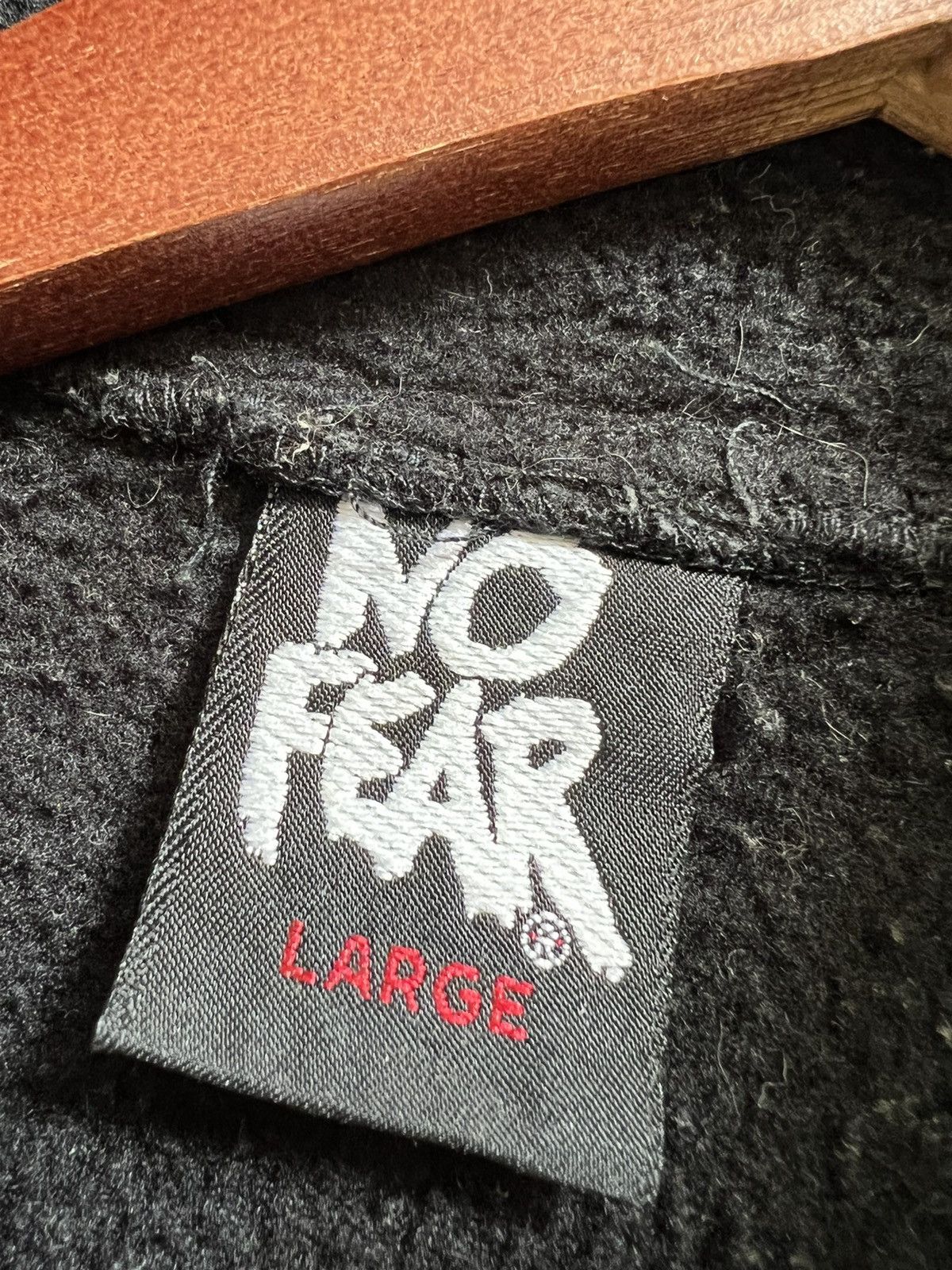 No Fear × Vintage VINTAGE 🏴‍☠️ No Fear Fleece Jacket Size US L / EU 52-54 / 3 - 12 Thumbnail