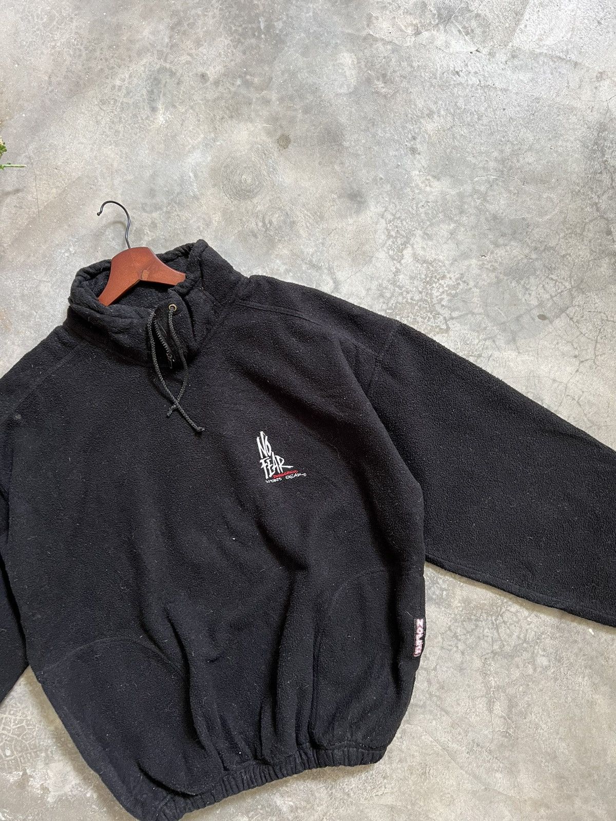 No Fear × Vintage VINTAGE 🏴‍☠️ No Fear Fleece Jacket Size US L / EU 52-54 / 3 - 10 Thumbnail