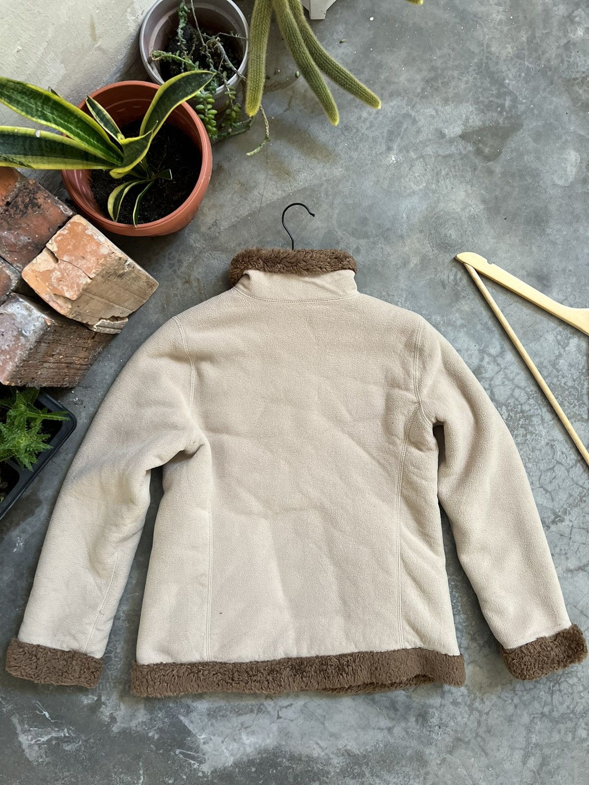 Japanese Brand × Uniqlo × Vintage Uniqlo Hairy Fleece Riversible Jacket Size US S / EU 44-46 / 1 - 12 Thumbnail