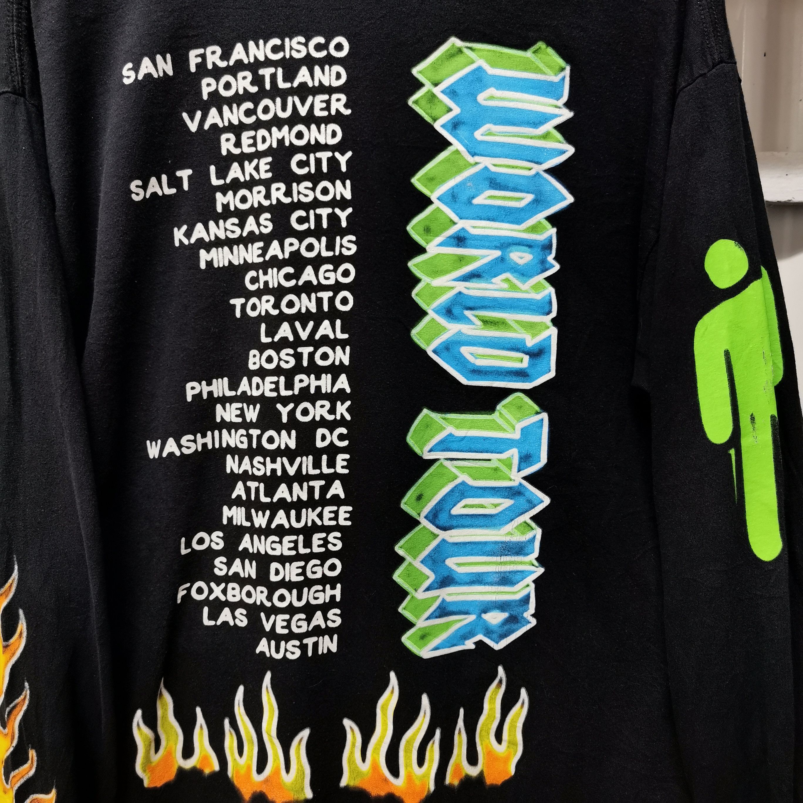 Band Tees × Billie Eilish BILLIE EILISH World Tour Tee Size US L / EU 52-54 / 3 - 6 Thumbnail