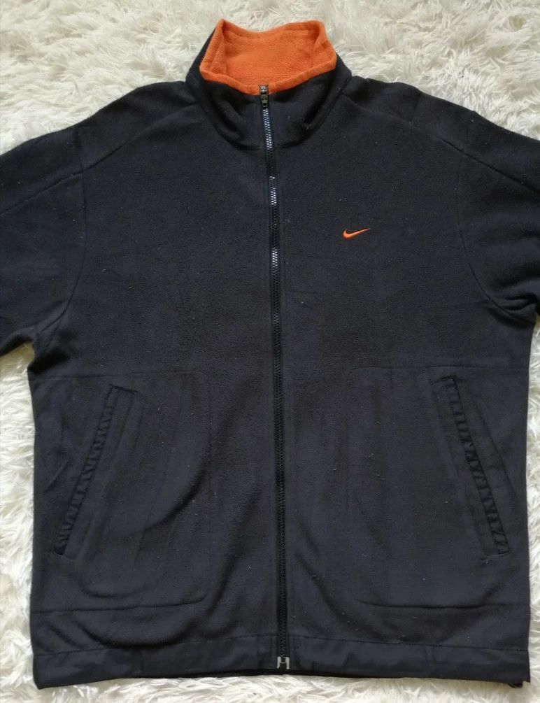 Nike × Vintage Vintage!! Nike Small Swoosh Pullover Zipper Outwear Size US M / EU 48-50 / 2 - 6 Thumbnail