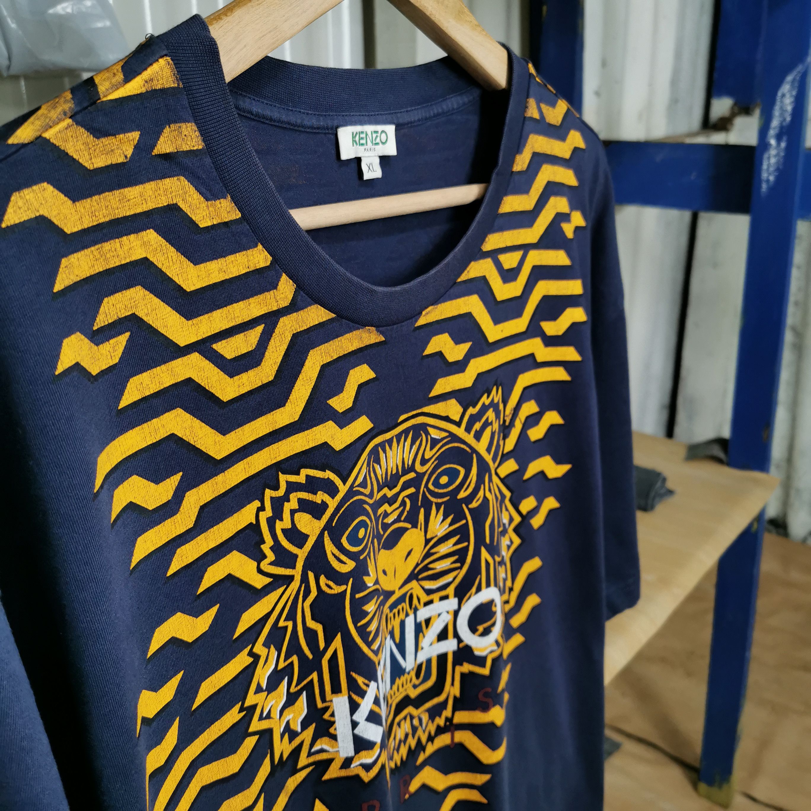 Kenzo Kenzo geo tiger tee Size US XL / EU 56 / 4 - 2 Thumbnail