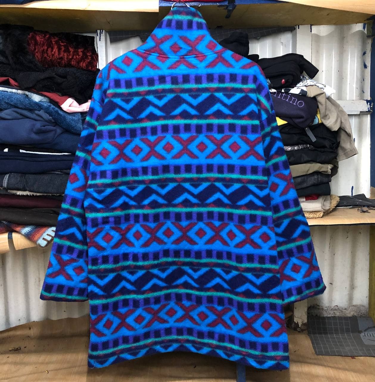 Anime Vintage Side kick pile fleece half zipper sweaters Size US L / EU 52-54 / 3 - 6 Thumbnail