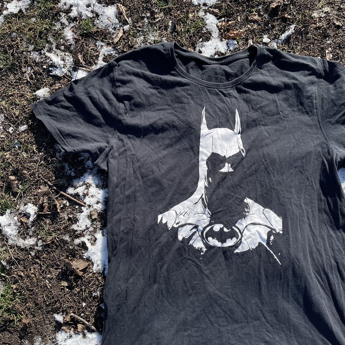 Vintage Y2K BatMan Horror Face Band Tee Buymypiece 90s