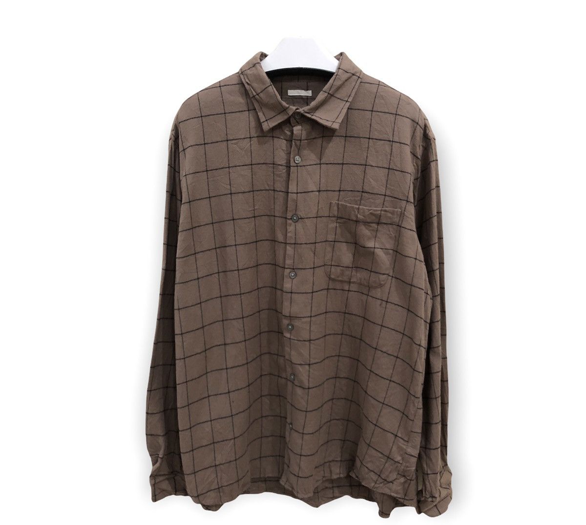 Japanese Brand Japanese Brand GU Plaid Tartan Flannel Shirt 👕 | Grailed