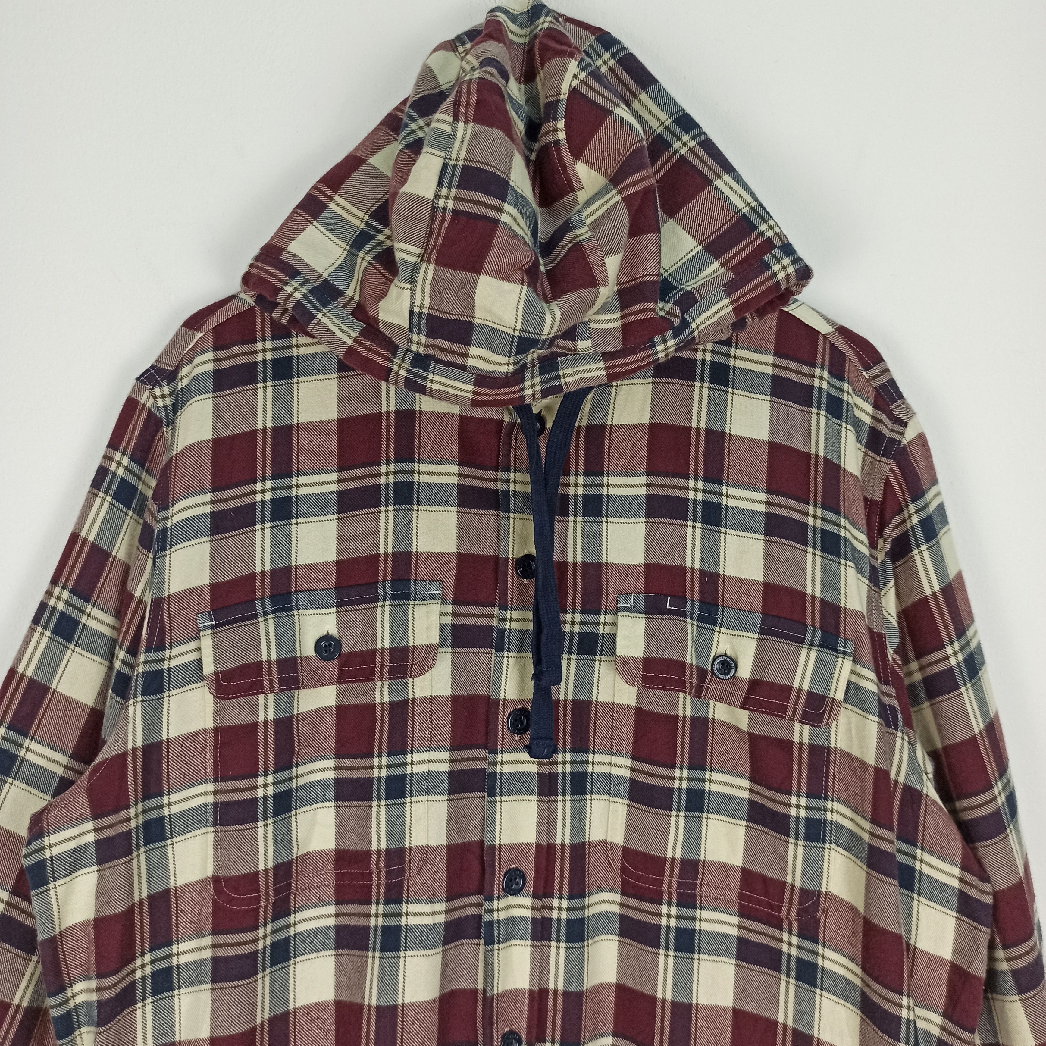 L.L. Bean 🔥STEALS🔥 Men's Fleece-Lined Flannel Hoodie at L.L.Bean Size US L / EU 52-54 / 3 - 2 Thumbnail