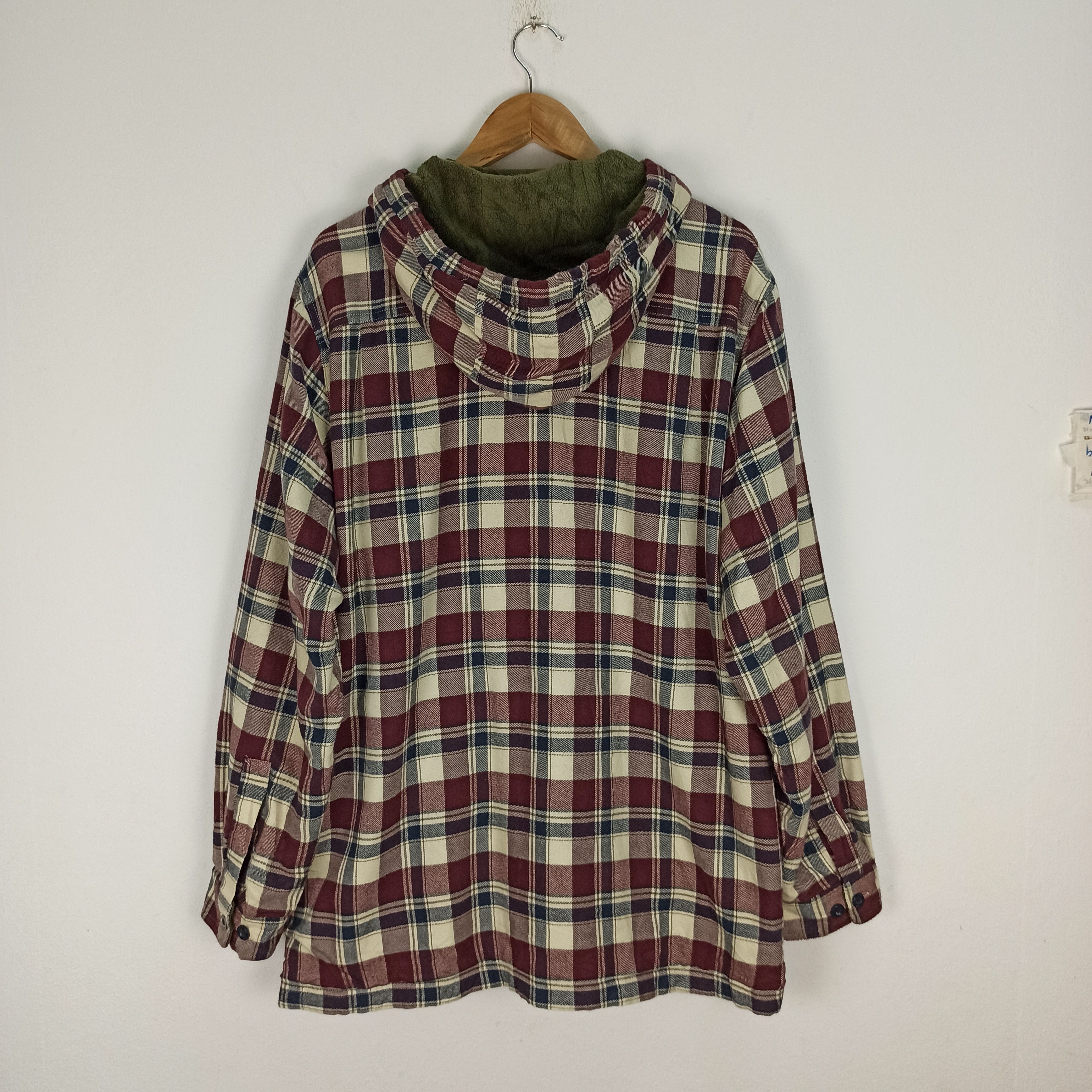 L.L. Bean 🔥STEALS🔥 Men's Fleece-Lined Flannel Hoodie at L.L.Bean Size US L / EU 52-54 / 3 - 5 Thumbnail