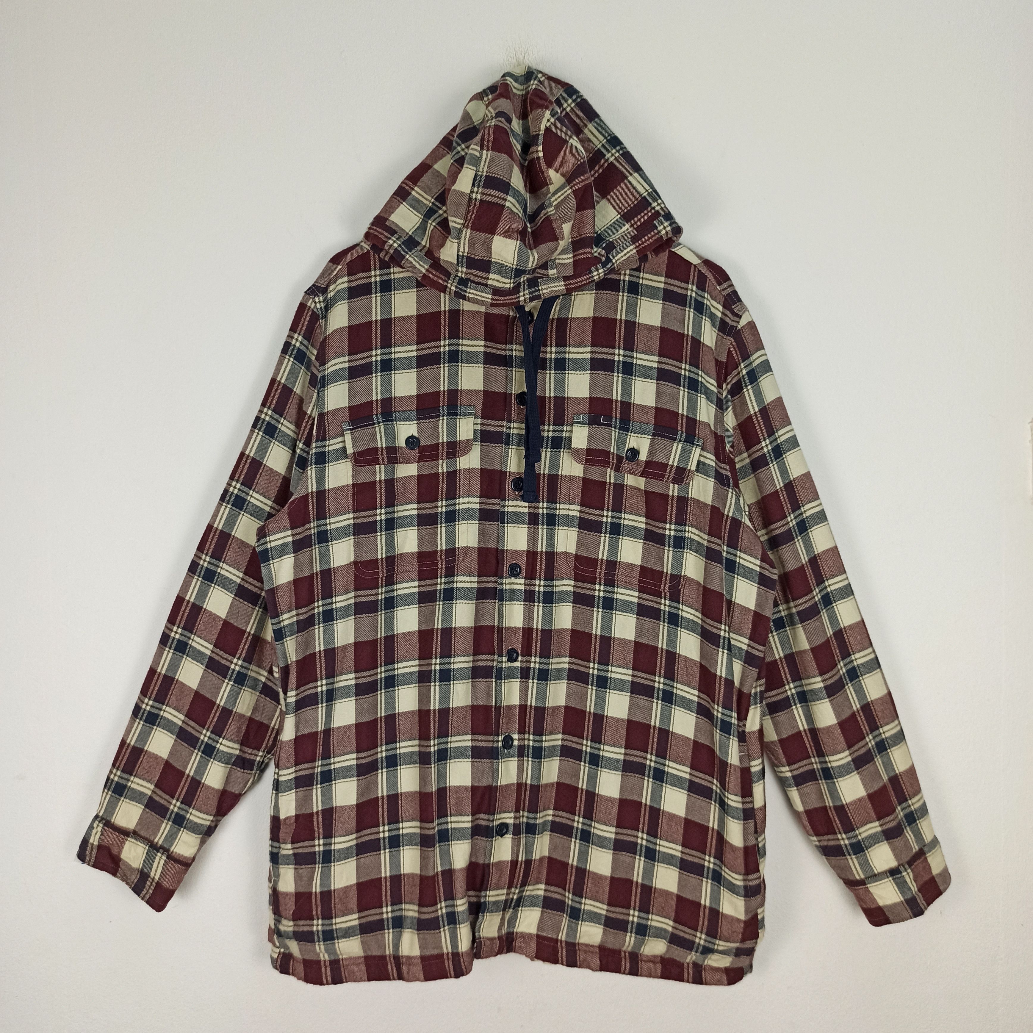 L.L. Bean 🔥STEALS🔥 Men's Fleece-Lined Flannel Hoodie at L.L.Bean Size US L / EU 52-54 / 3 - 1 Thumbnail