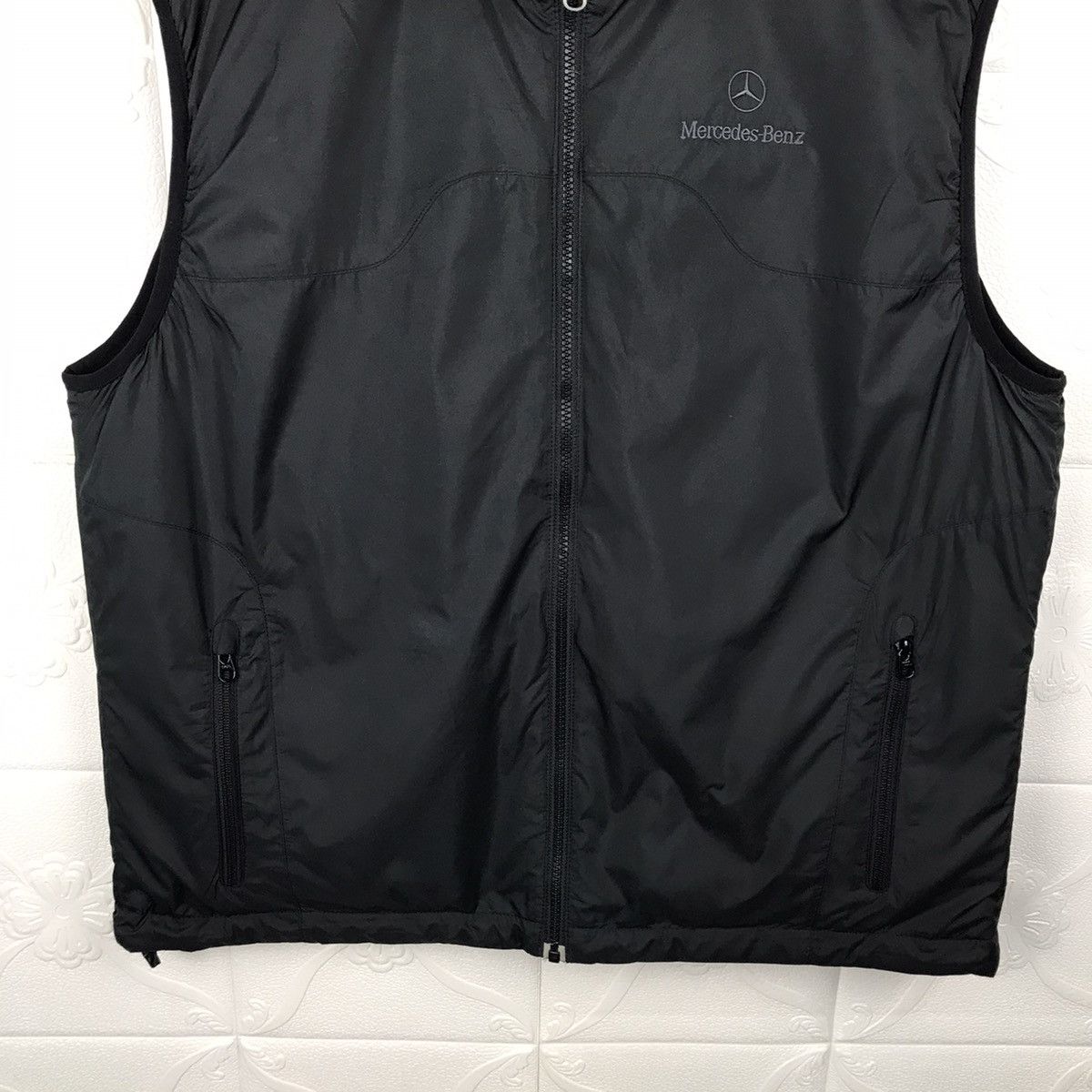 Designer × Mercedes-Benz Vintage Mercedes Schoffel Embroidery Quilted Vest Jacket Size US L / EU 52-54 / 3 - 3 Thumbnail