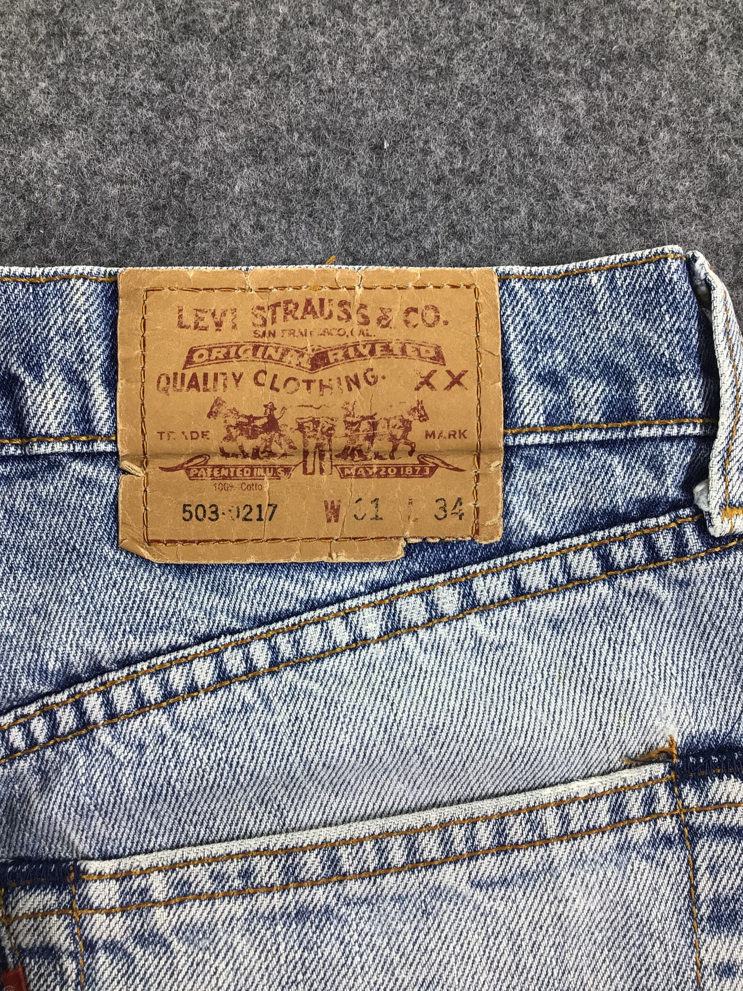 Levi's × Vintage Vintage Levis 503 Jeans-JM050 Size US 31 - 4 Thumbnail
