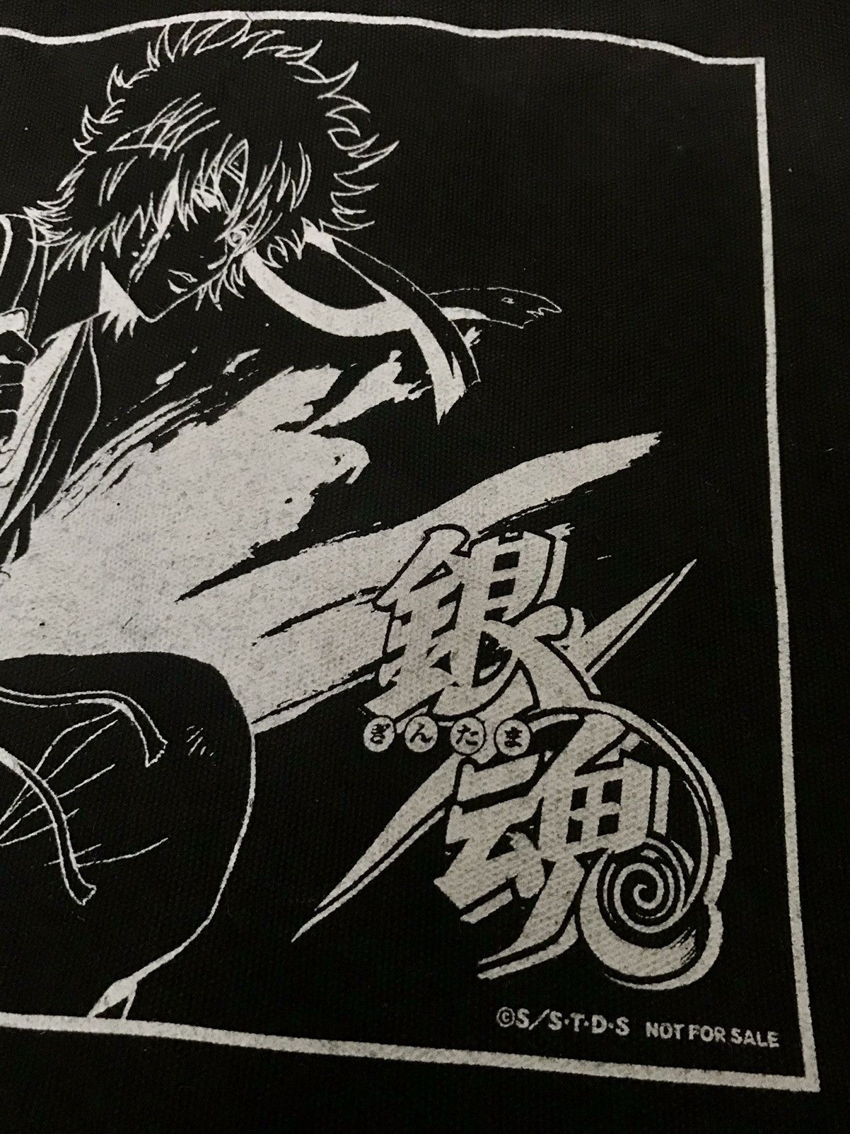 Anime × Cartoon Network × Vintage Sakata Gintoki anime and manga series Gintama Tote Bag Size ONE SIZE - 3 Thumbnail