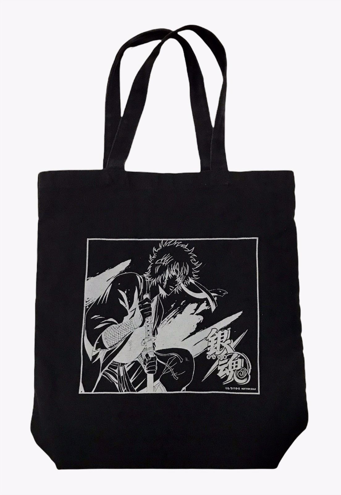 Anime × Cartoon Network × Vintage Sakata Gintoki anime and manga series Gintama Tote Bag Size ONE SIZE - 2 Thumbnail