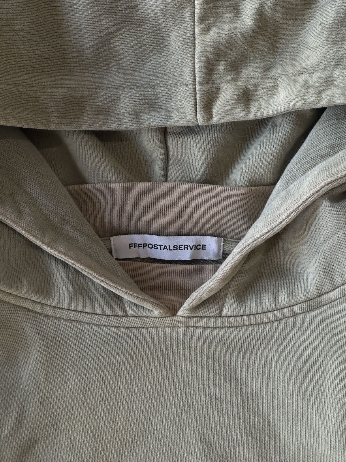 FFFPOSTALSERVICE FFFPOSTALSERVICE garment dyed hoodie in green Size US M / EU 48-50 / 2 - 2 Thumbnail
