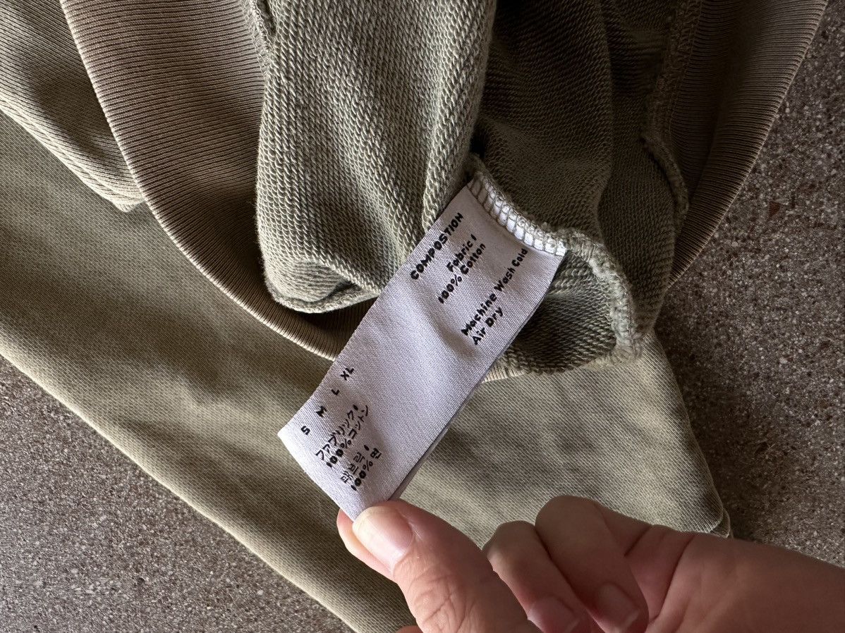 FFFPOSTALSERVICE FFFPOSTALSERVICE garment dyed hoodie in green Size US M / EU 48-50 / 2 - 4 Thumbnail